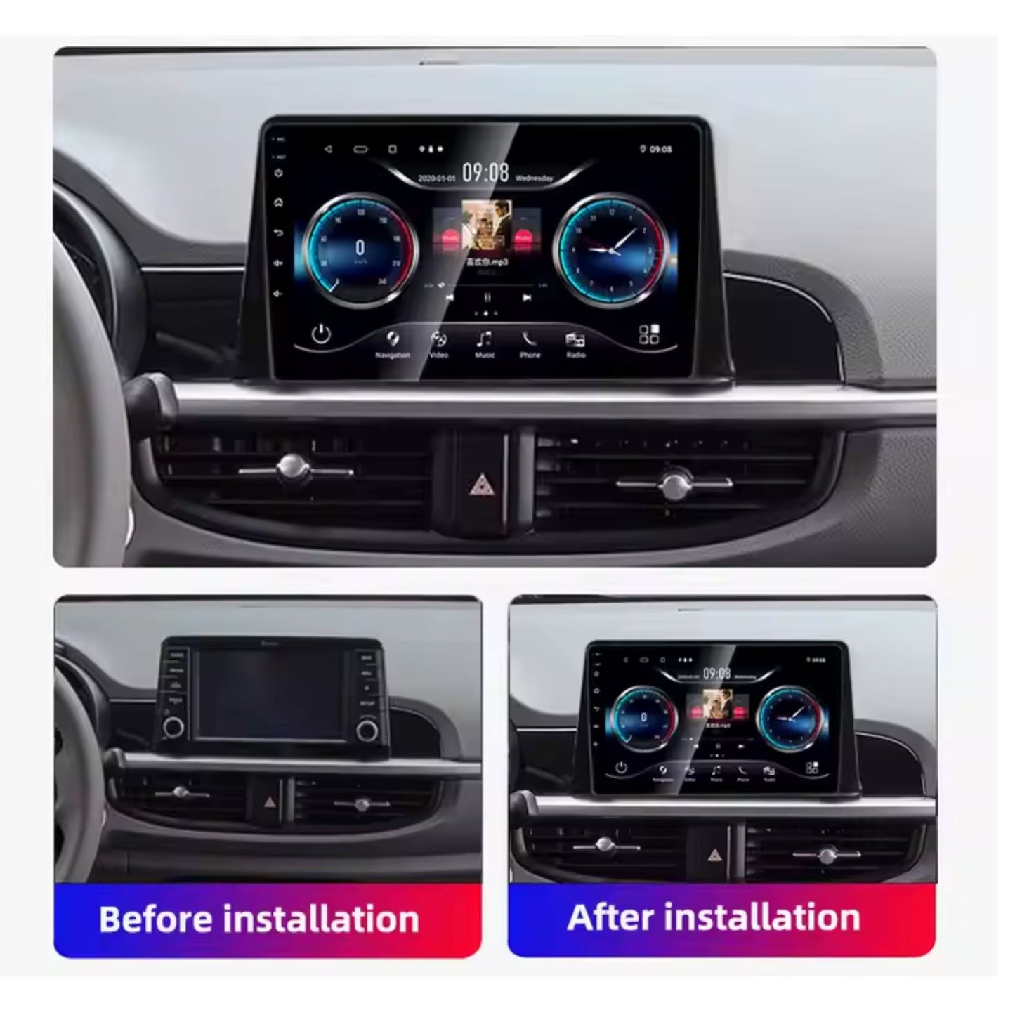 Pantalla Multimedia para Kia Picanto 3 (2017-2022)