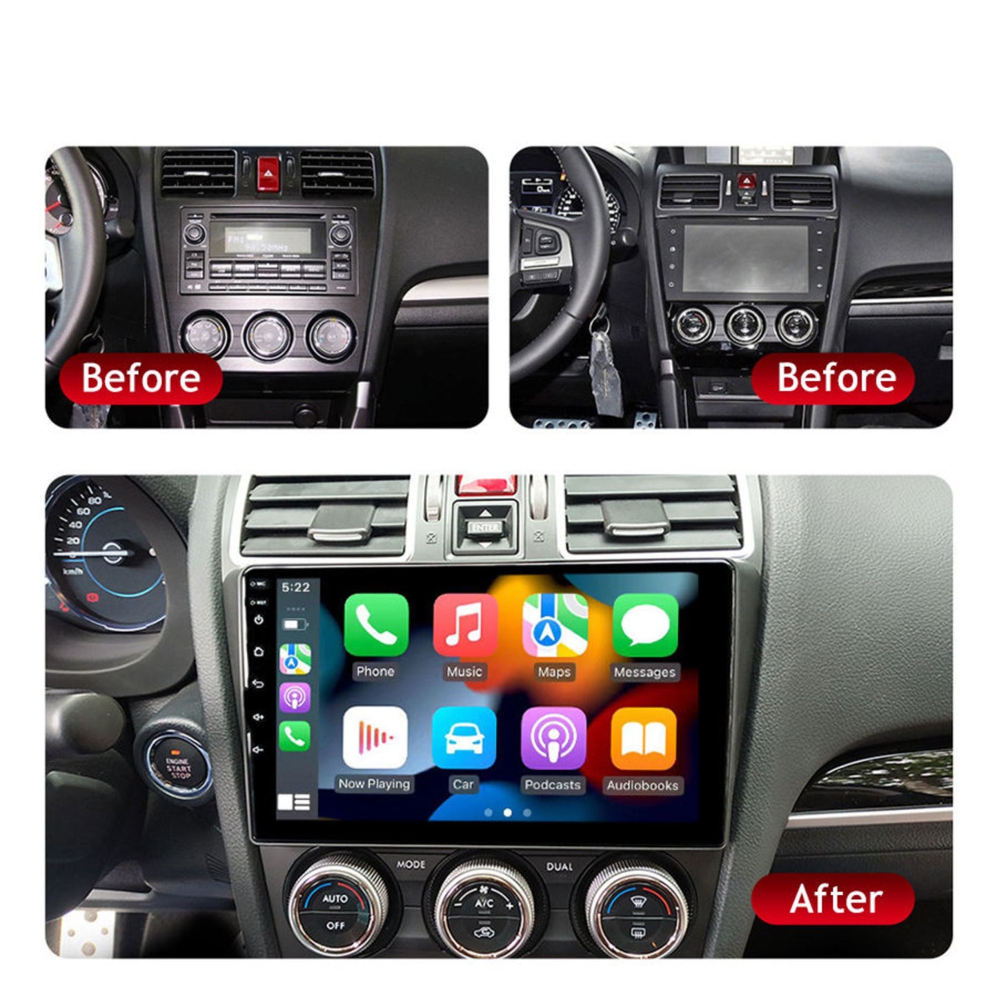 Pantalla Multimedia Subaru XV (2012-2017) / Forester SJ (2013-2018) / WRX VA (2015-2018) / Levorg VM (2015-2018)
