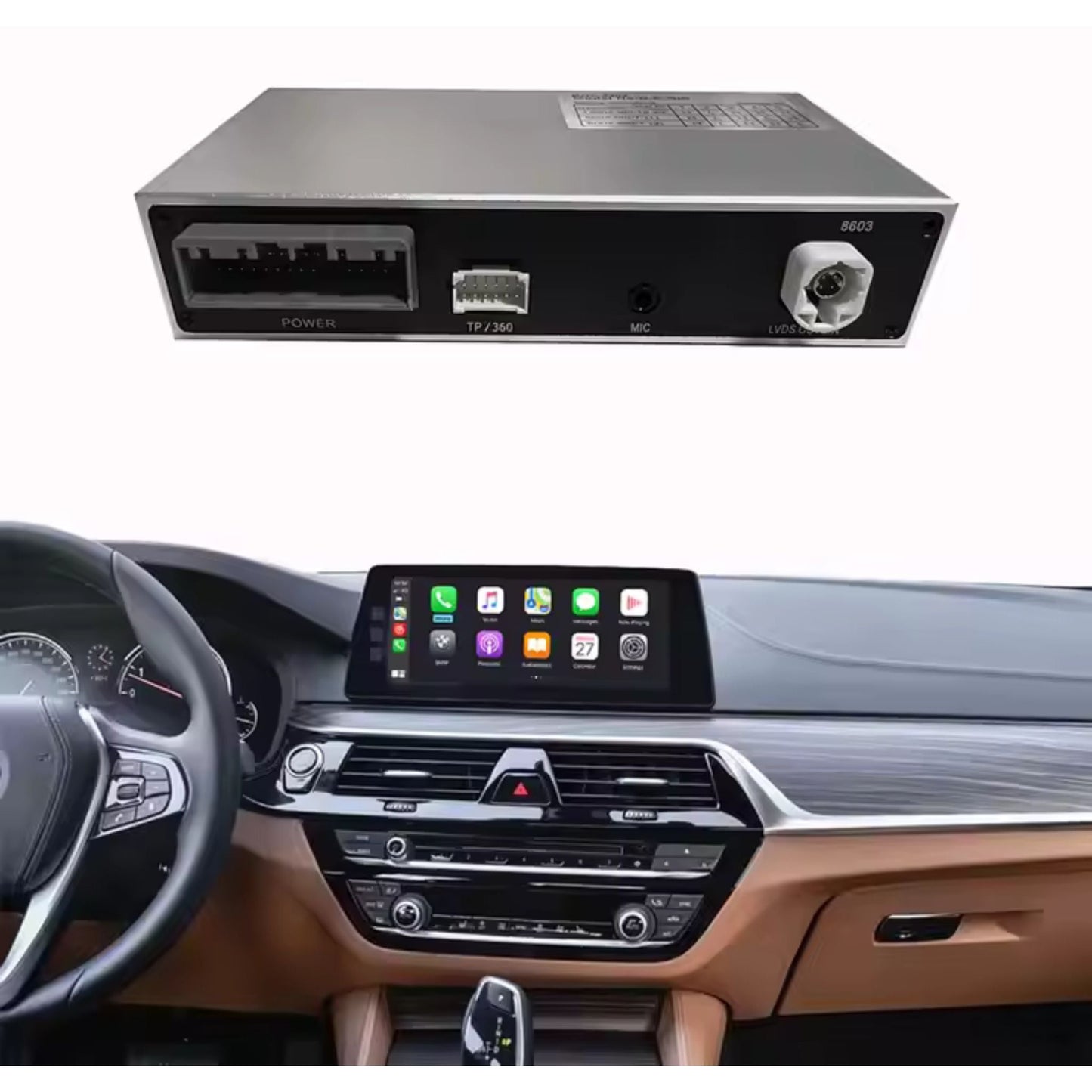 Módulo CarPlay para BMW | Compatibilidad Total | Instalación Plug & Play - Maleonracing