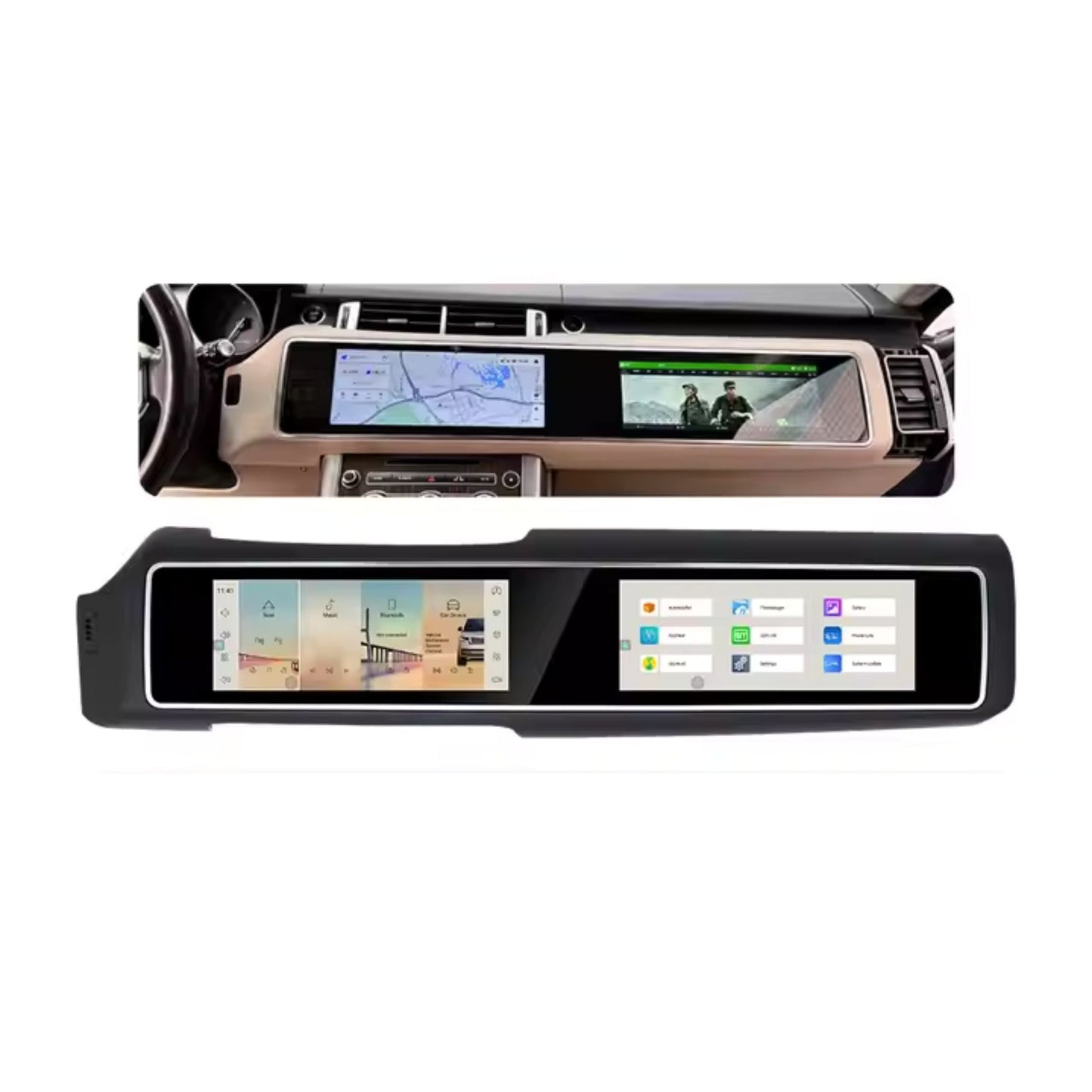 Pantalla Dual IPS de 12.3" para Range Rover Sport (2014 - 2019) - Maleonracing
