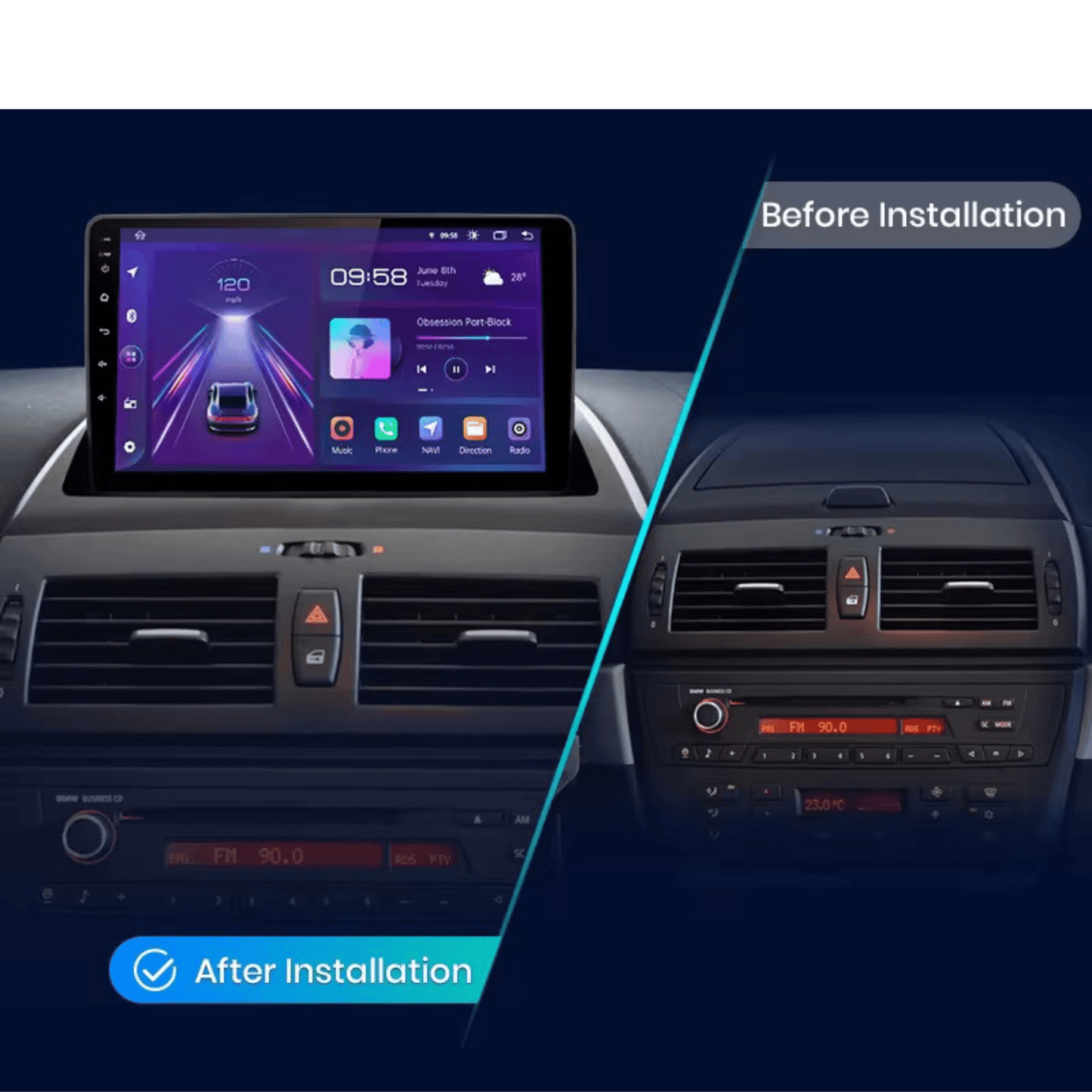 Pantalla Multimedia BMW X3 E83 2002 - 2011 - Maleonracing