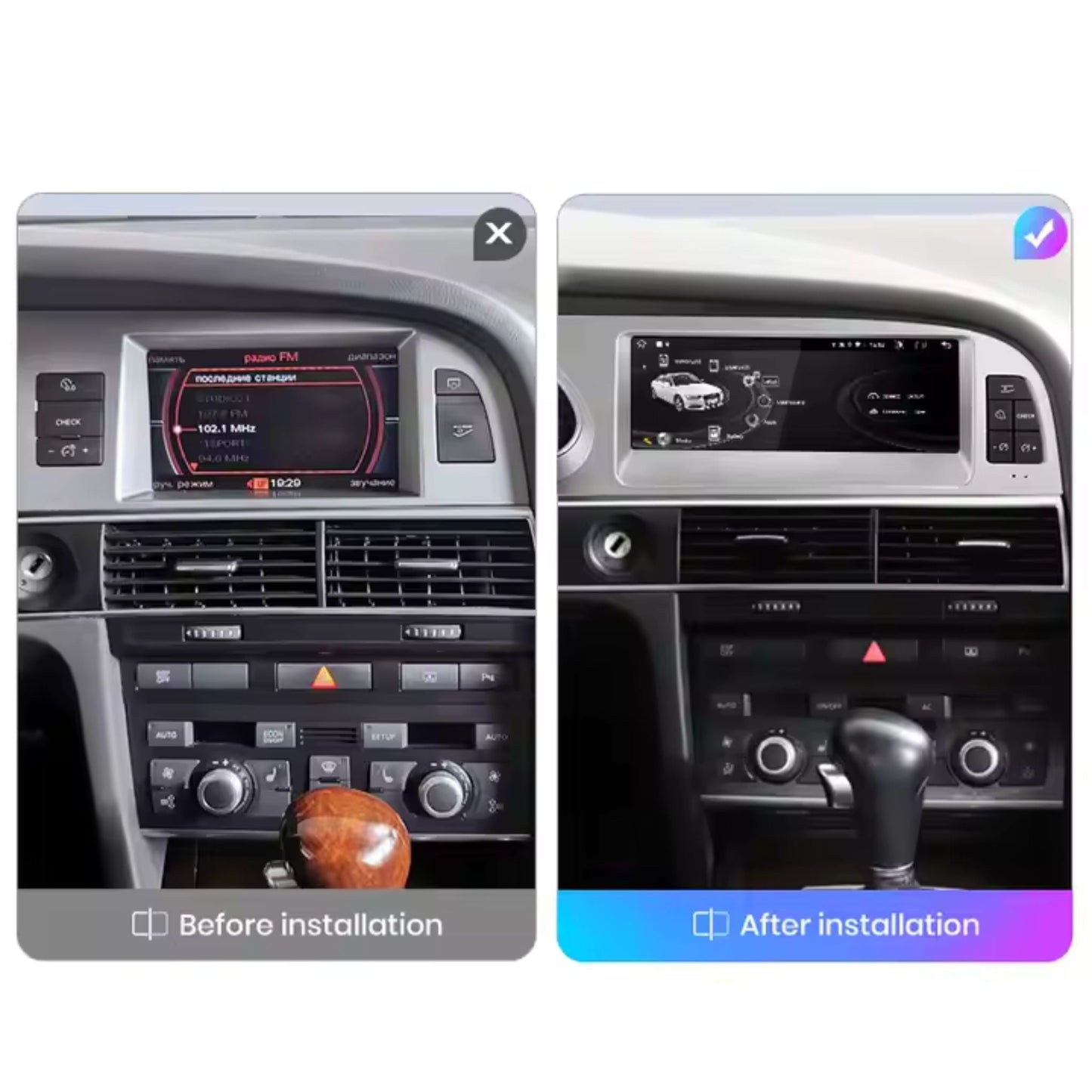 Pantalla Multimedia para Audi A6 C6 (4F) | 2005 - 2012 - Maleonracing