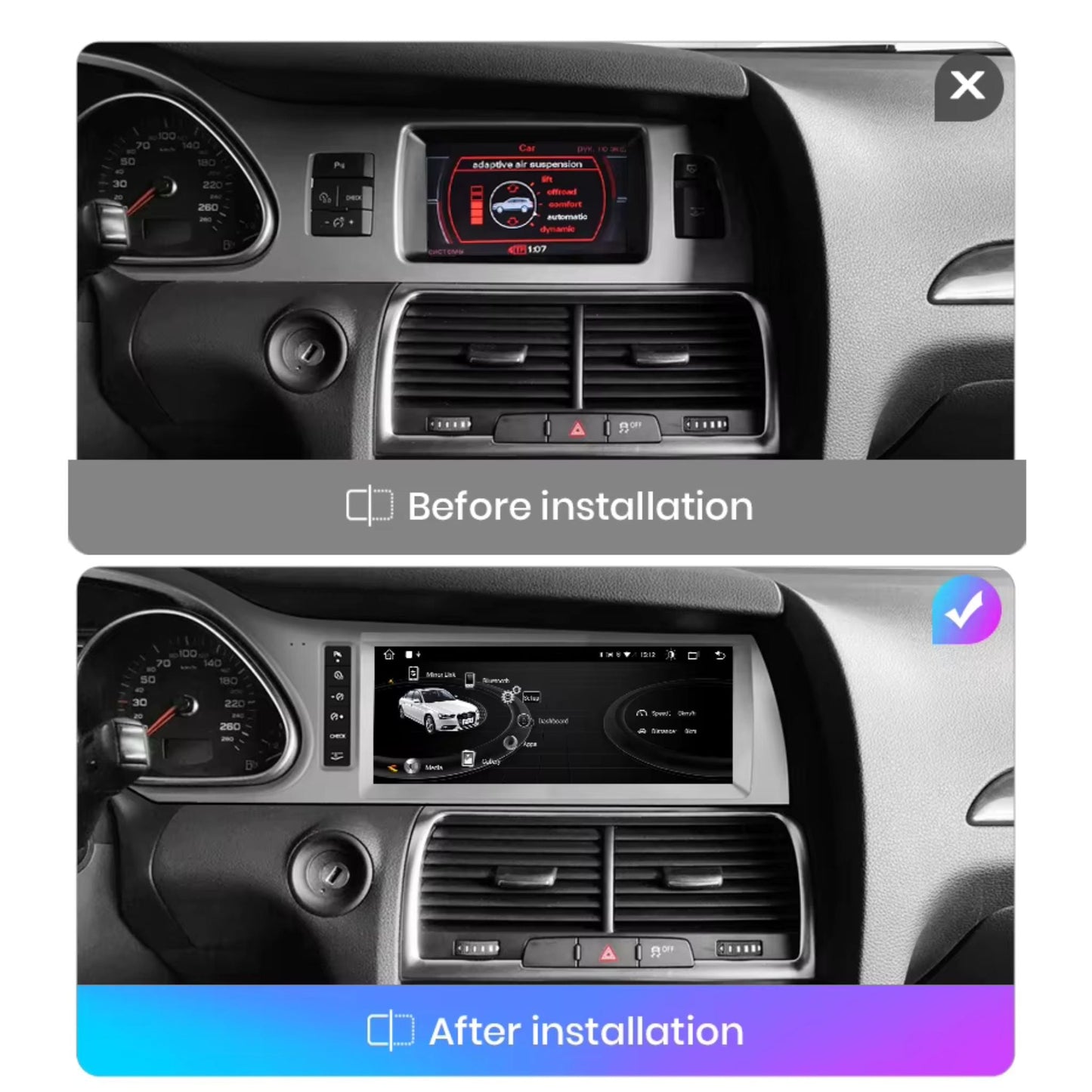 Pantalla Multimedia para Audi Q7 (2006 - 2015) - Maleonracing