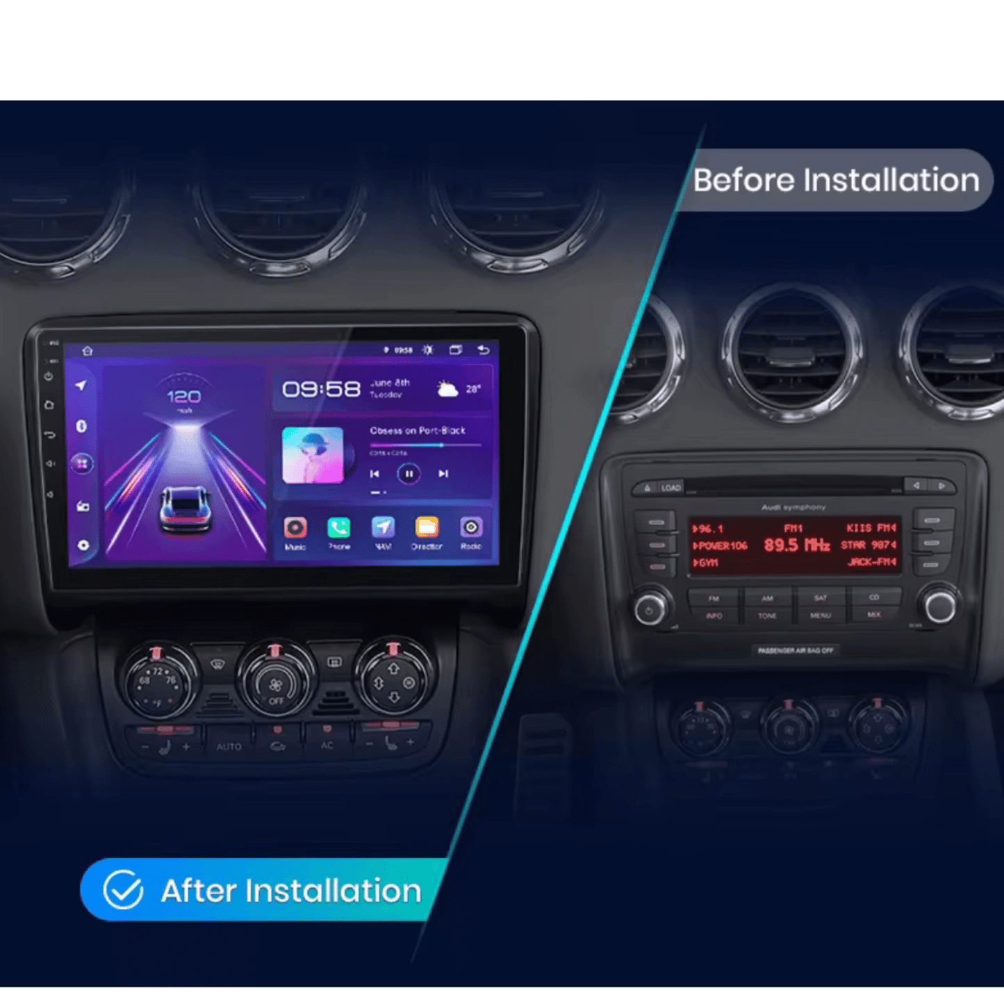 Pantalla Multimedia para Audi TT MK2 (8J) | 2006–2014 - Maleonracing