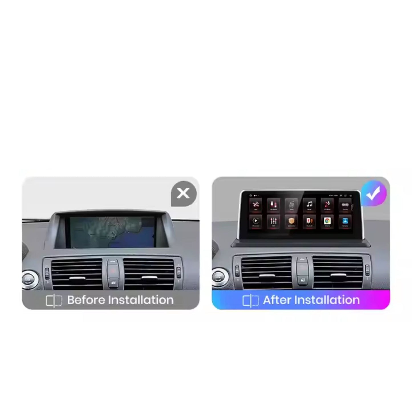 Pantalla Multimedia para BMW Serie 1 (E81, E82, E87, E88) 2005–2012 | Con Navegador de Origen - Maleonracing