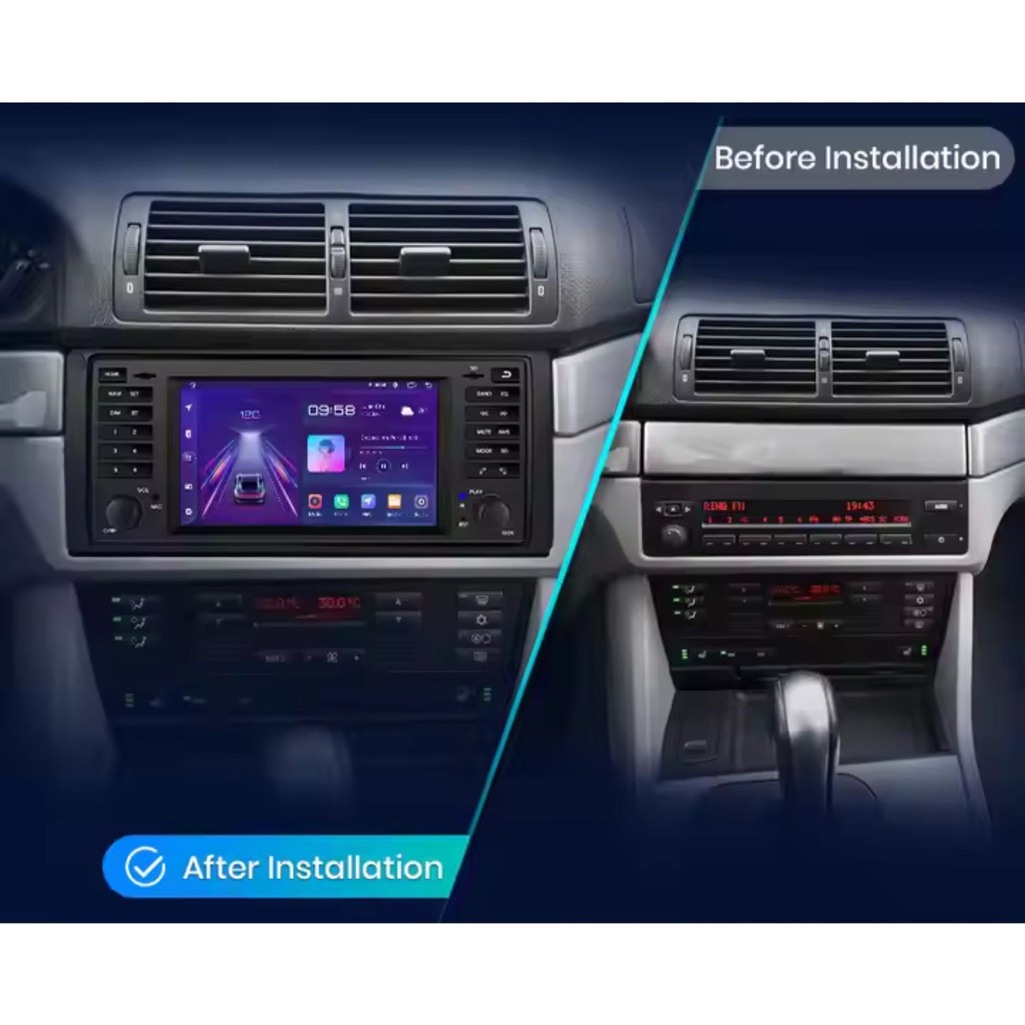 Pantalla Multimedia para BMW Serie 5 E39, X5 E53 y M5 (1996 - 2003) - Maleonracing