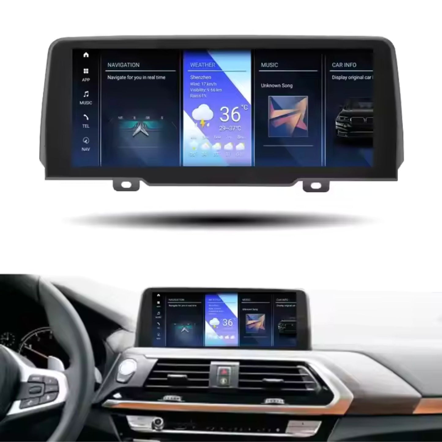 Pantalla Multimedia para BMW X3 (G01) / X4 (G02) con sistema EVO - Maleonracing