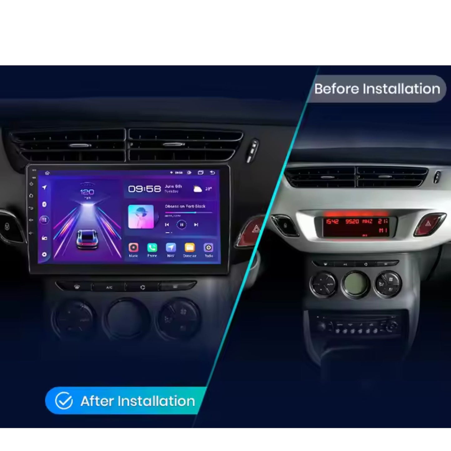Pantalla Multimedia para Citroën C3 / DS3 (2010 - 2016) - Maleonracing