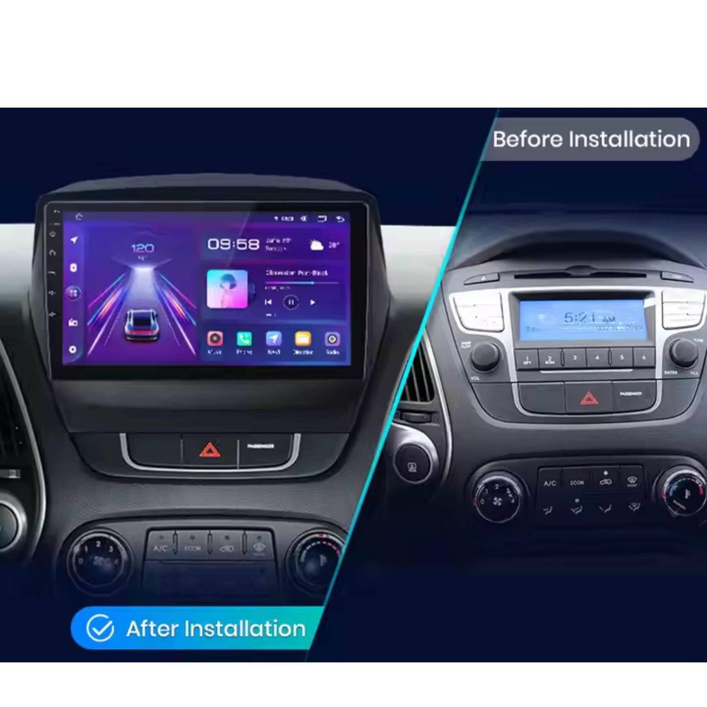 Pantalla Multimedia para Hyundai ix35 / Tucson 2 LM (2009 - 2015) - Maleonracing