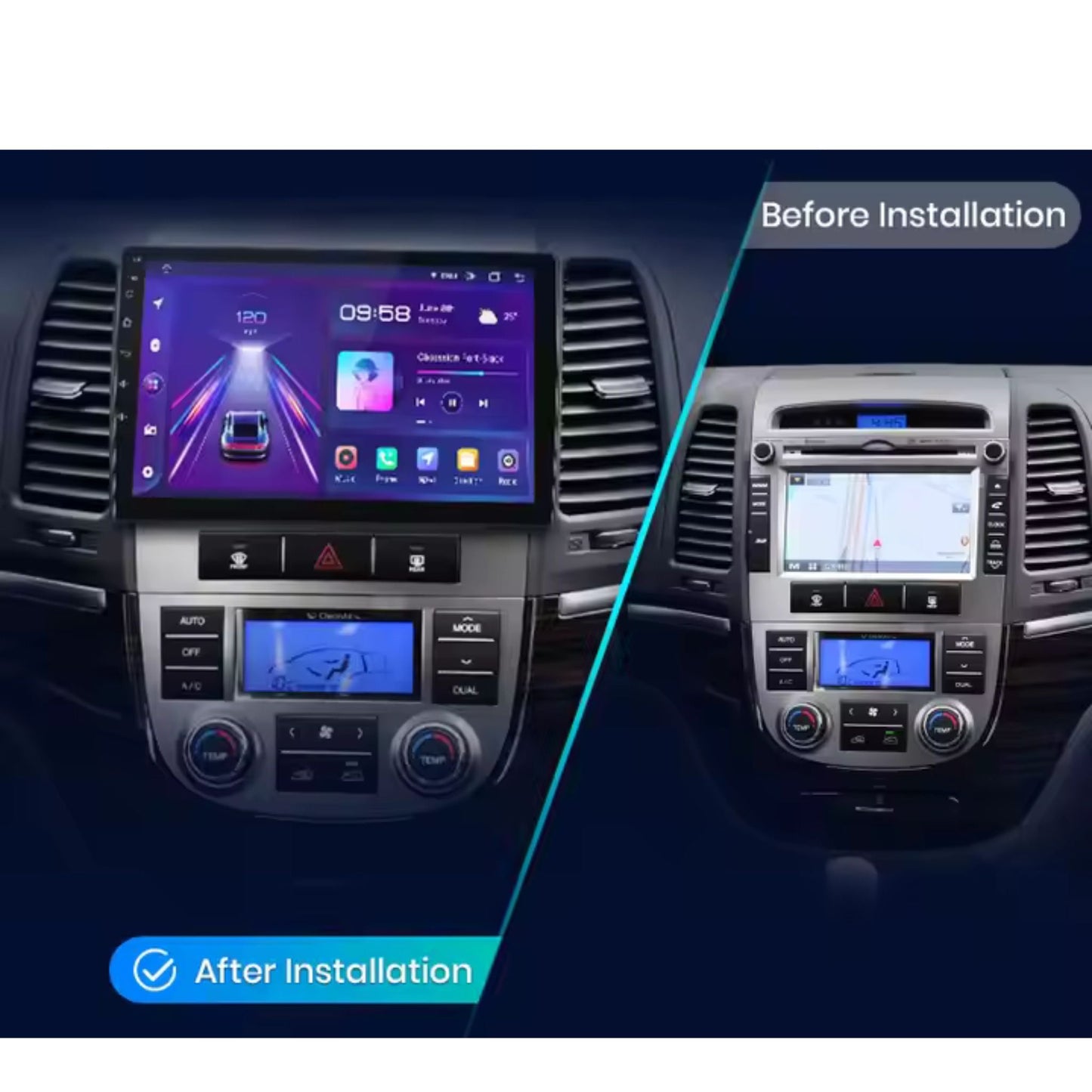 Pantalla Multimedia para Hyundai Santa Fe (2006 - 2012) - Maleonracing