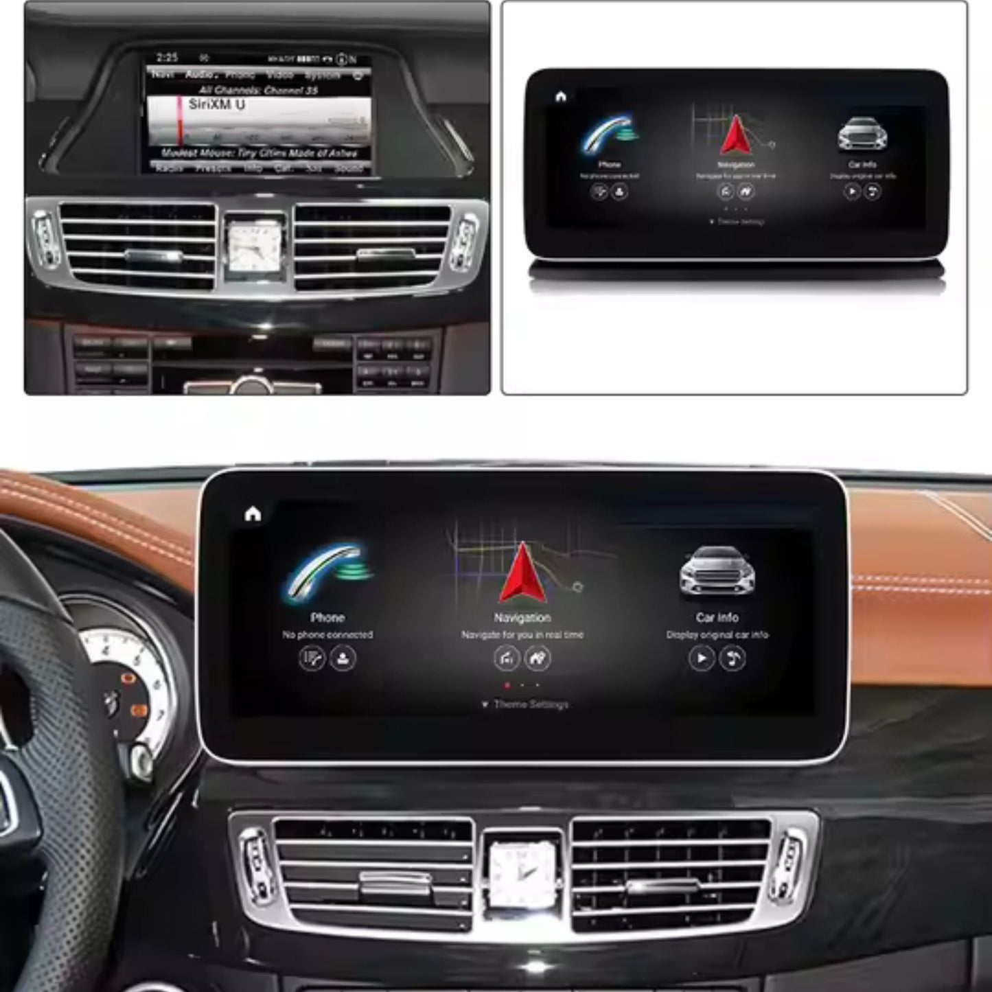 Pantalla Multimedia para Mercedes - Benz CLS W218 / C218 / X218 (2011 - 2018) | 10.25" o 12.3" - Maleonracing