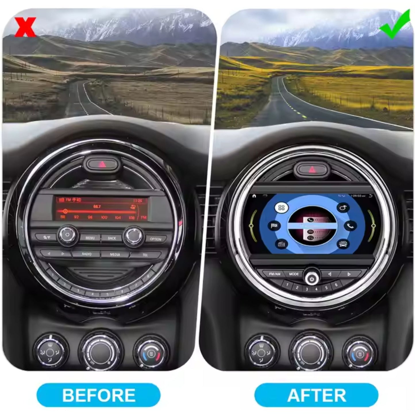 Pantalla Multimedia para Mini F55 / F56 / F60 (2014 - 2024) - Maleonracing