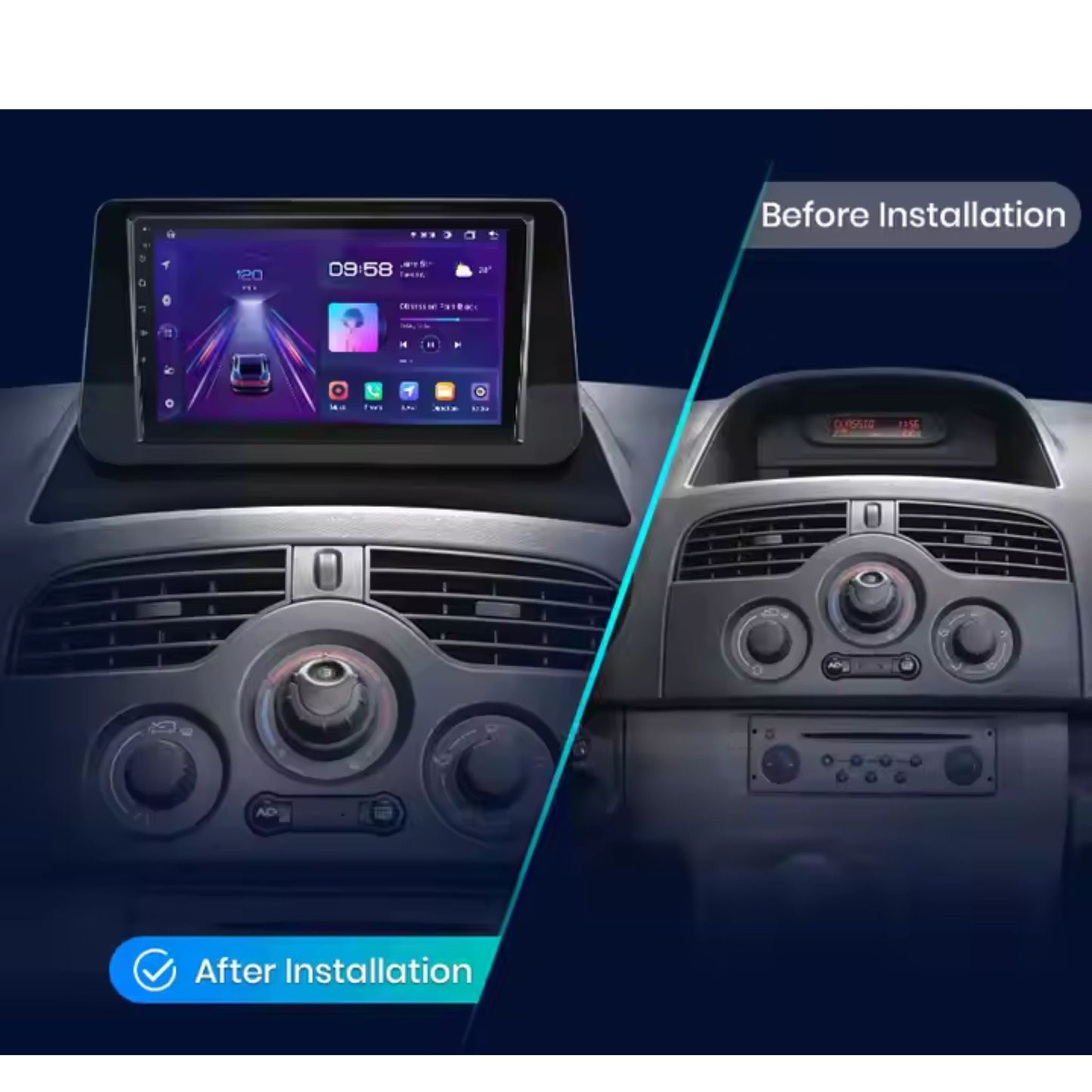 Pantalla Multimedia para Renault Kangoo (2008 - 2020) - Maleonracing