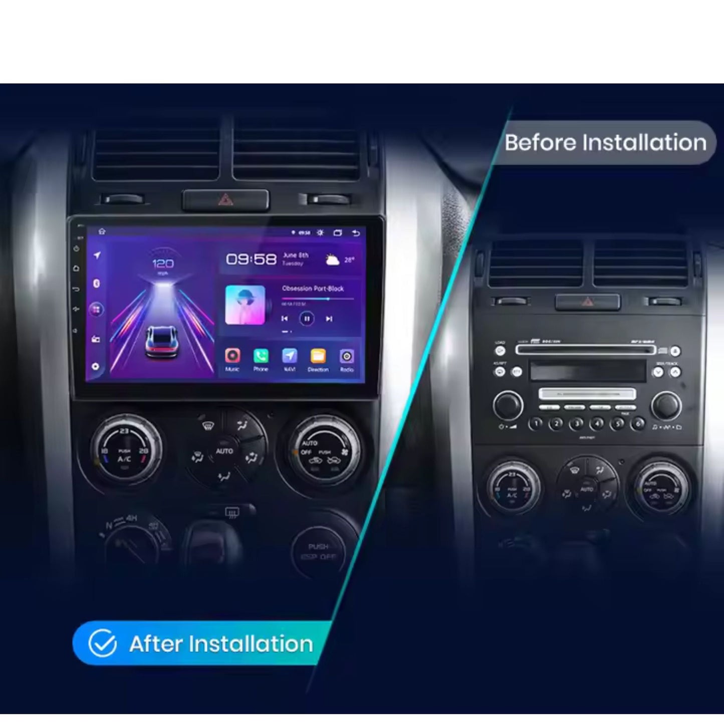 Pantalla Multimedia para Suzuki Grand Vitara III (2005–2015) - Maleonracing