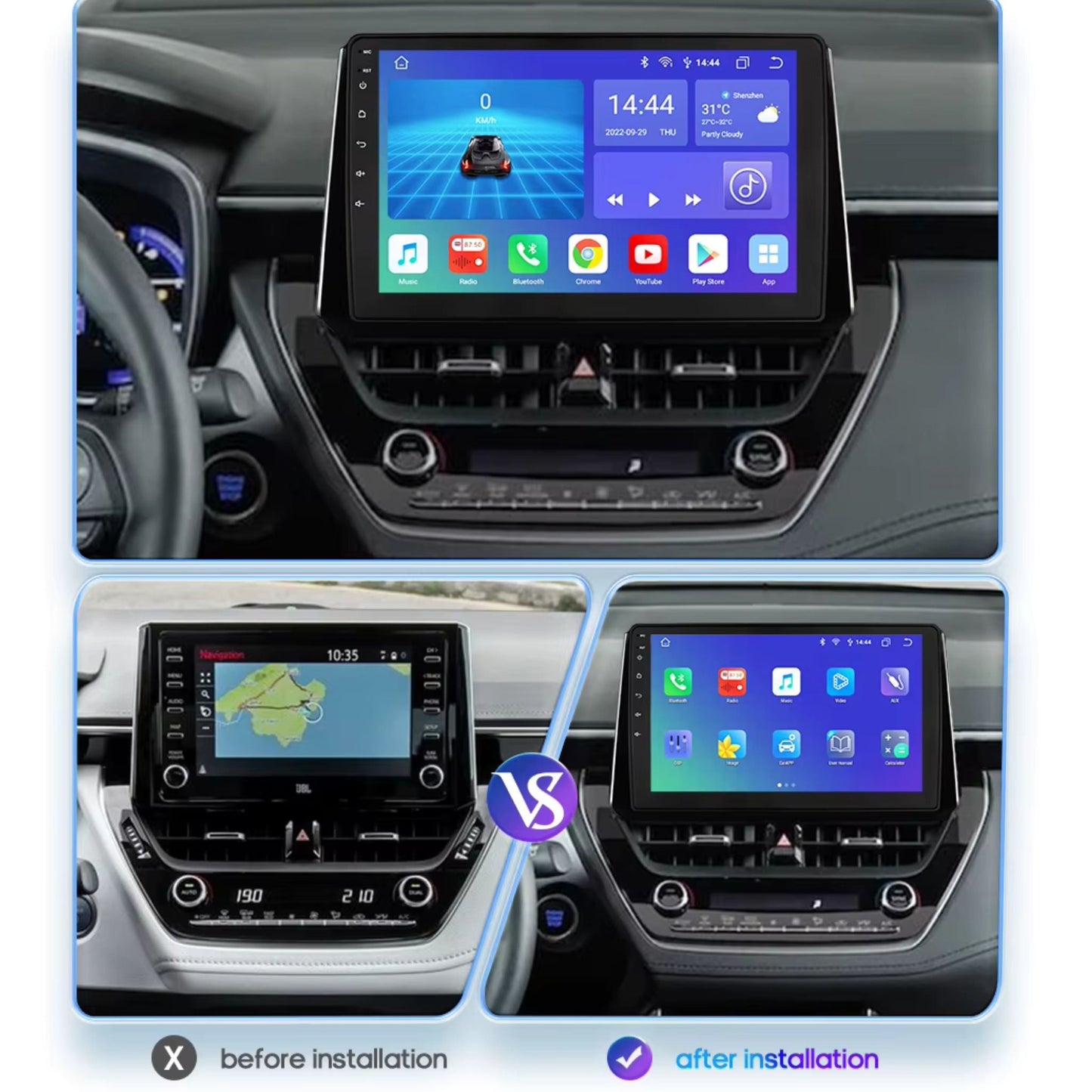 Pantalla Multimedia para Toyota Corolla (2018 - 2021) - Maleonracing