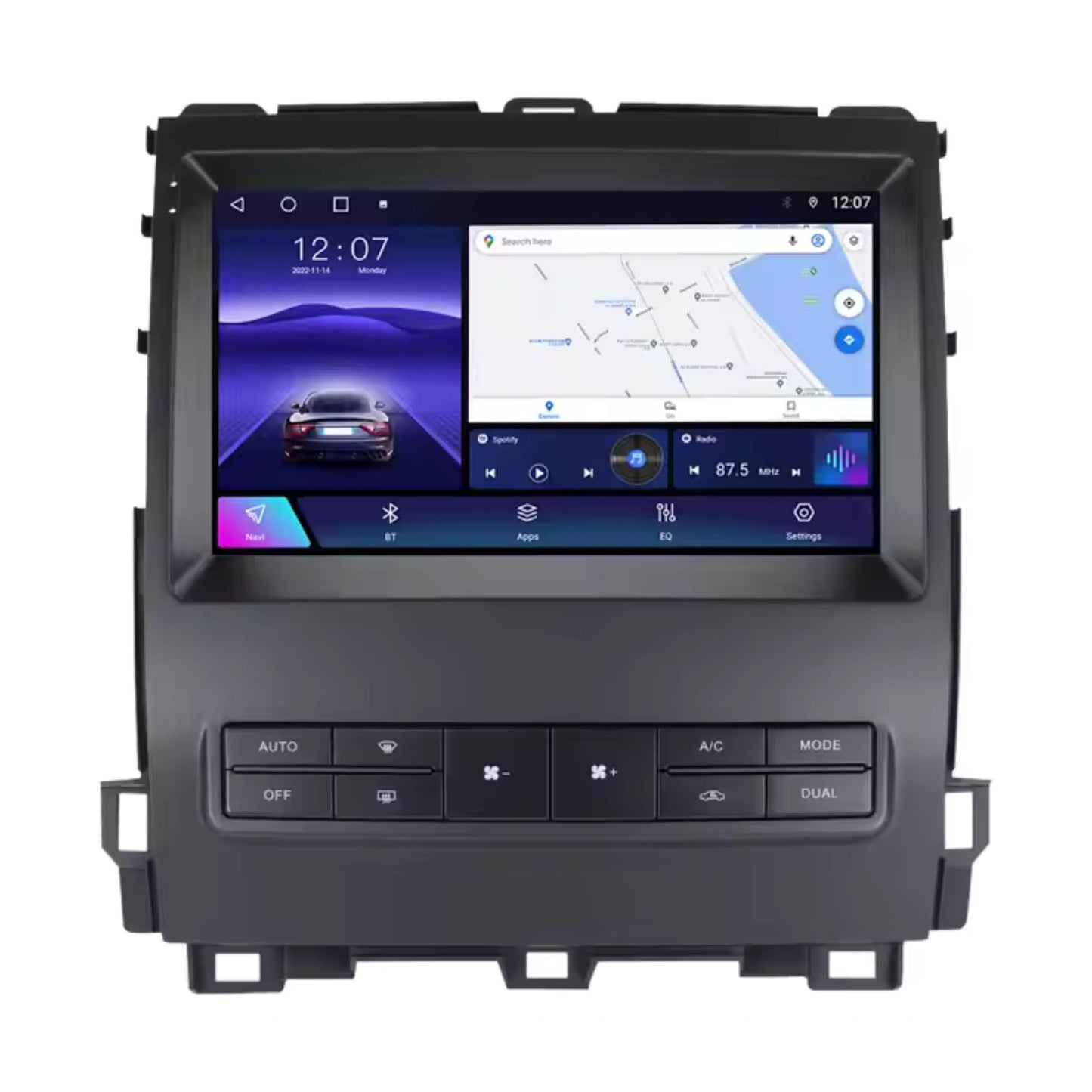 Pantalla Multimedia para Toyota Land Cruiser Prado 120 / Lexus GX470 (2004 - 2009) con Navegador de Origen - Maleonracing