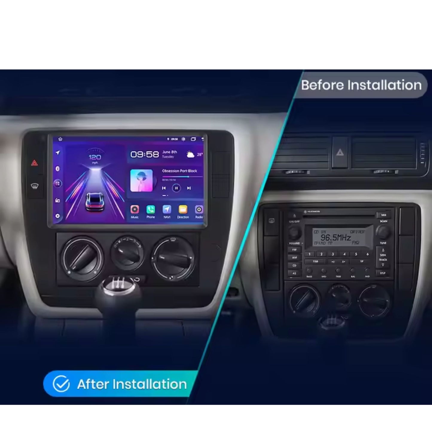 Pantalla Multimedia para Volkswagen Passat B5 (2000–2005) - Maleonracing