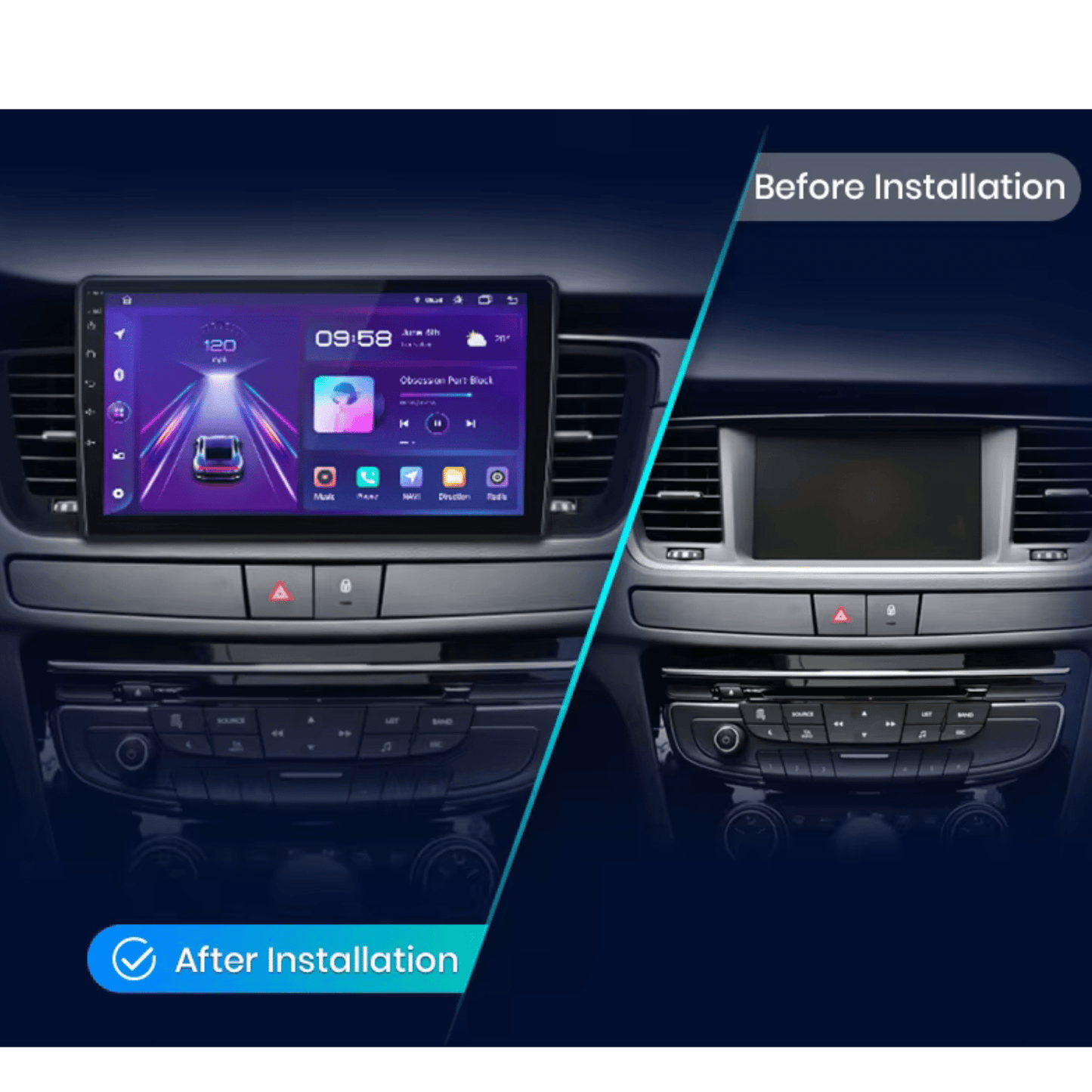 Pantalla Multimedia Peugeot 508 (2011 - 2018) - Maleonracing