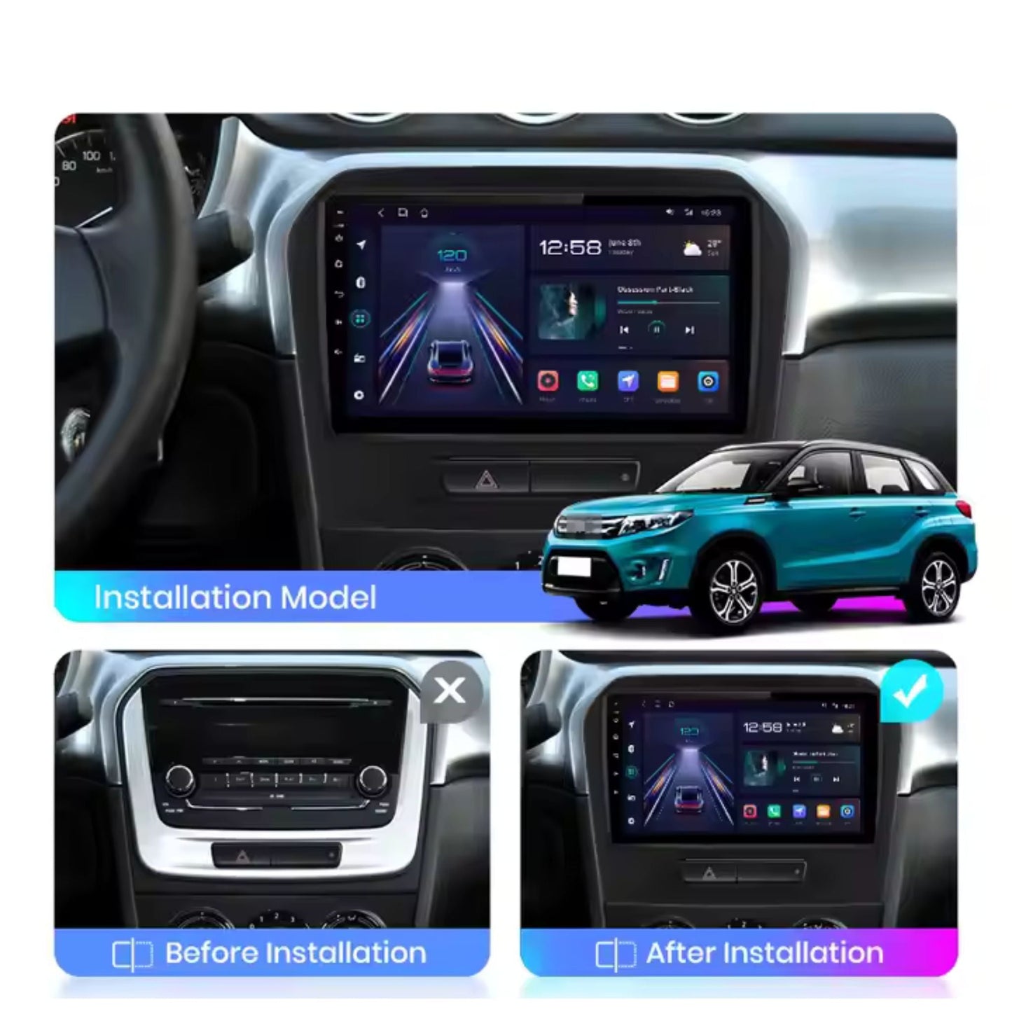 Pantalla Multimedia Suzuki Vitara (2014 - 2018) - Maleonracing