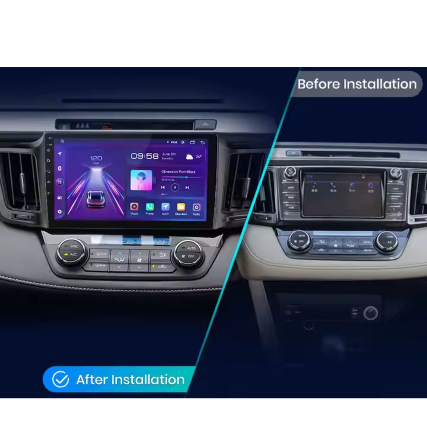 Pantalla Multimedia Toyota RAV4 (2012 - 2018) - Maleonracing