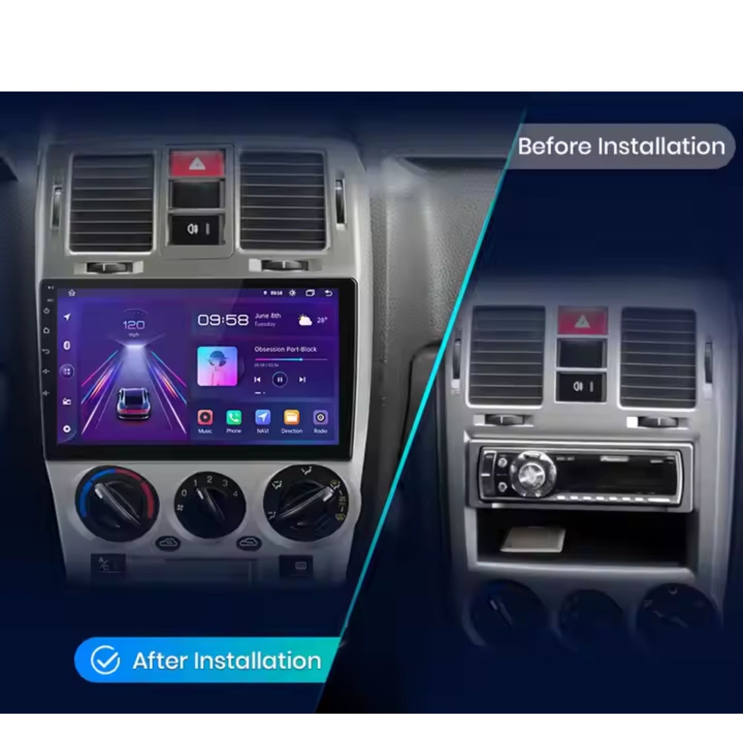 Pantalla Multimedia para Hyundai Getz (2002-2011)