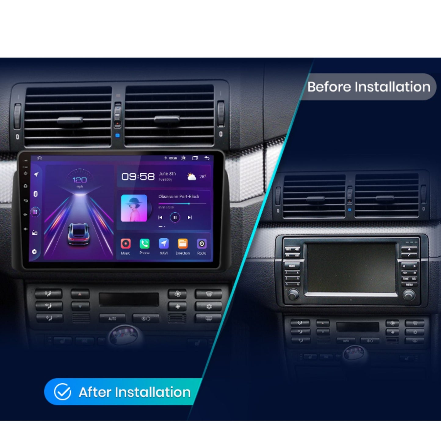 Pantalla Multimedia BMW E46 (1998 - 2006) - Maleonracing