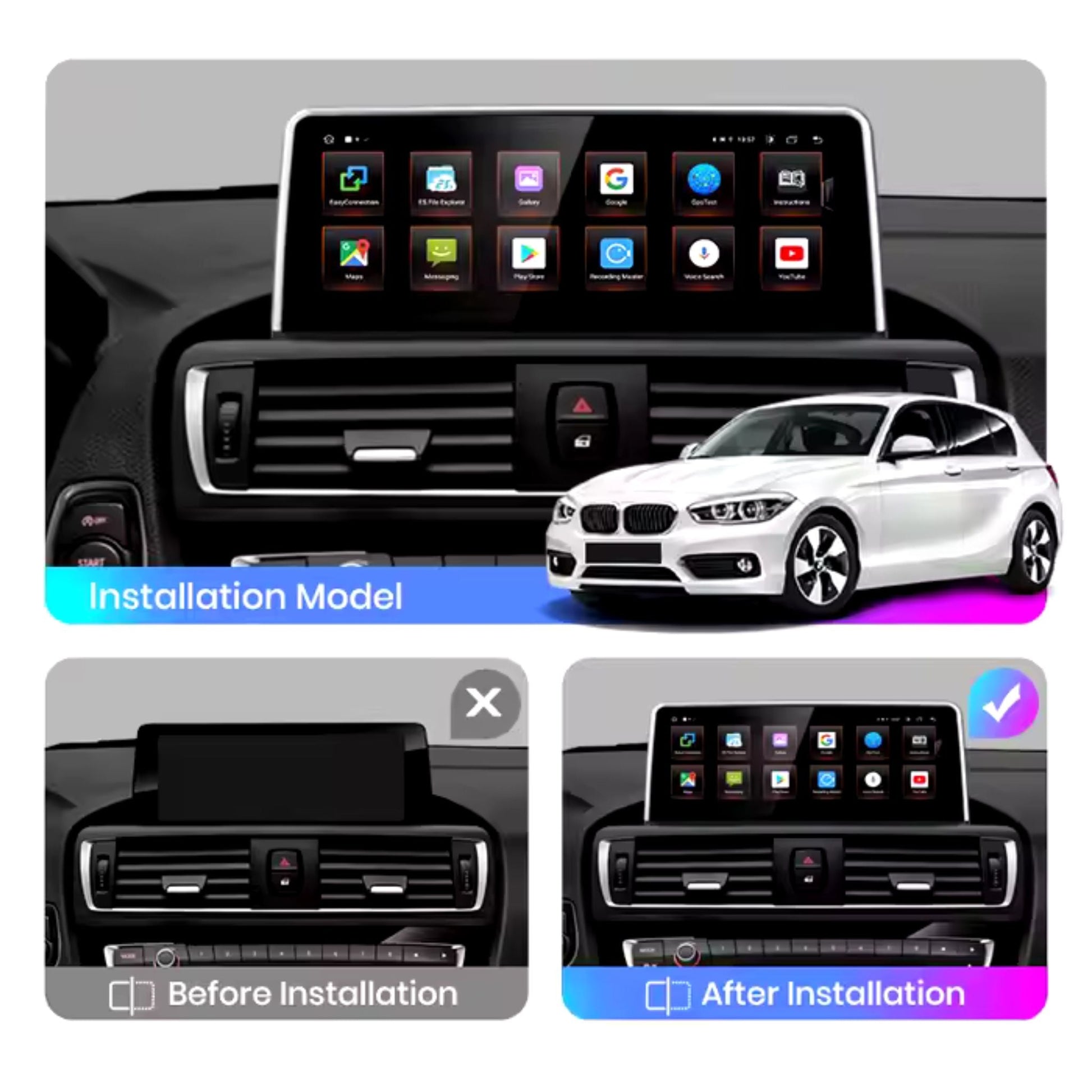 Pantalla Multimedia BMW Serie 1/2/3/4 (F20, F22, F30, F32) - Maleonracing