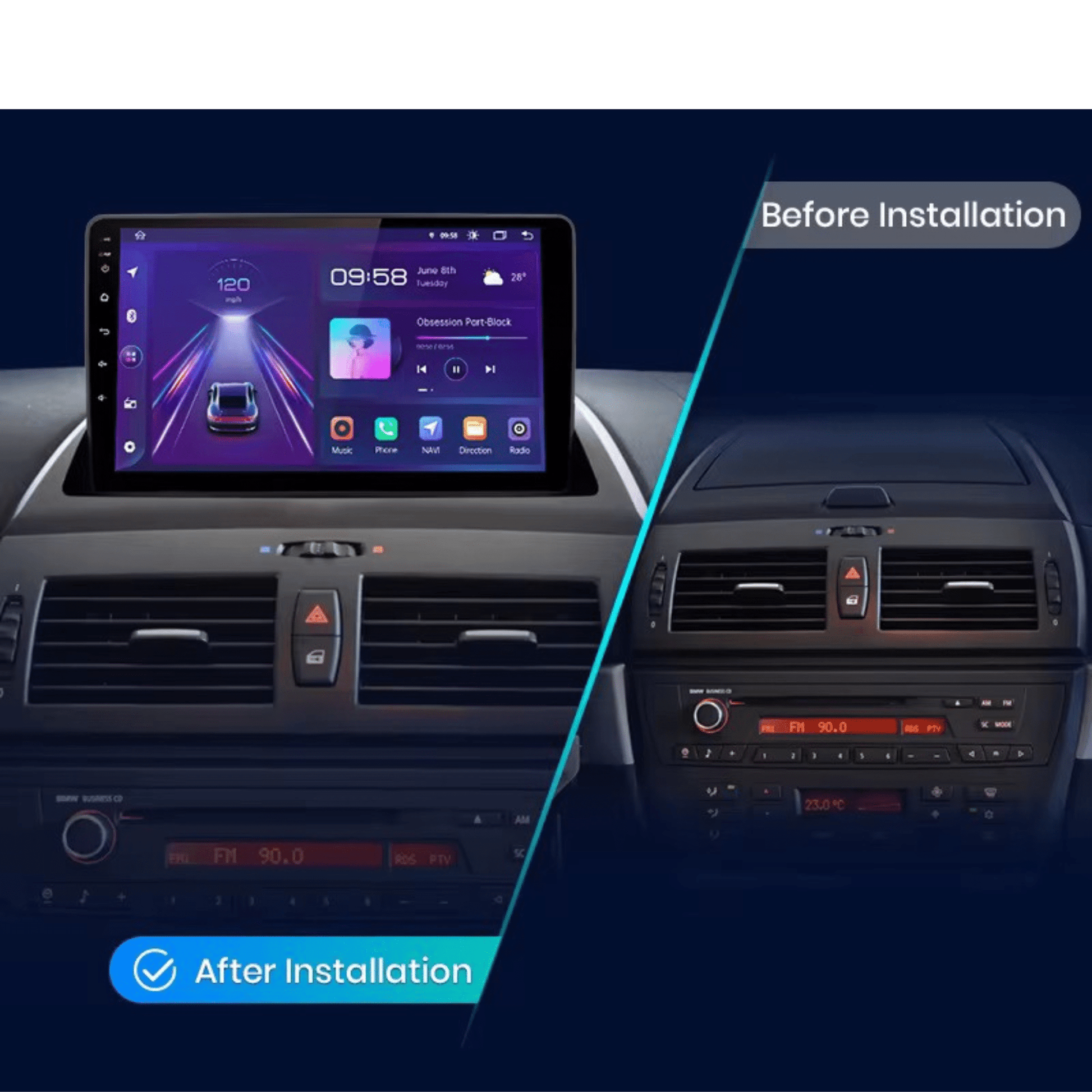 Pantalla Multimedia BMW X3 E83 2002 - 2011 - Maleonracing