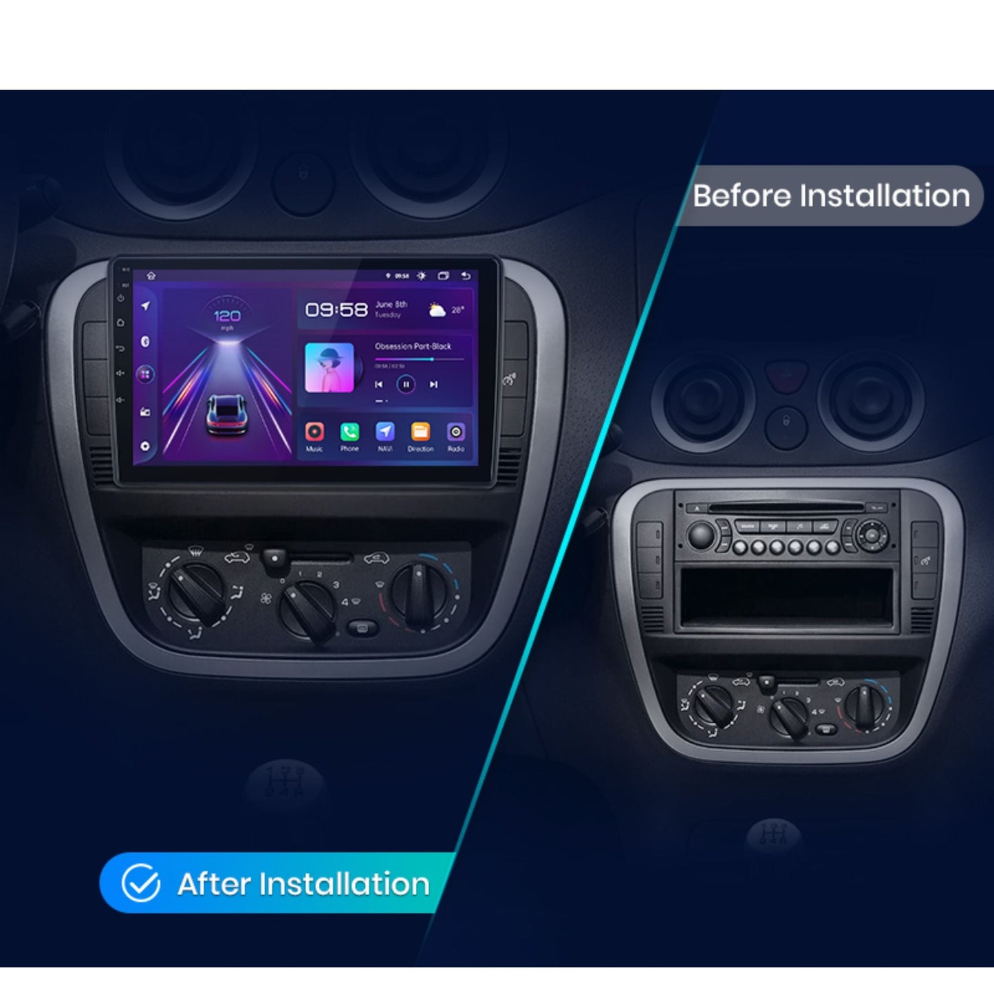 Pantalla Multimedia Citroën C2 / C3 (2001 - 2010) - Maleonracing