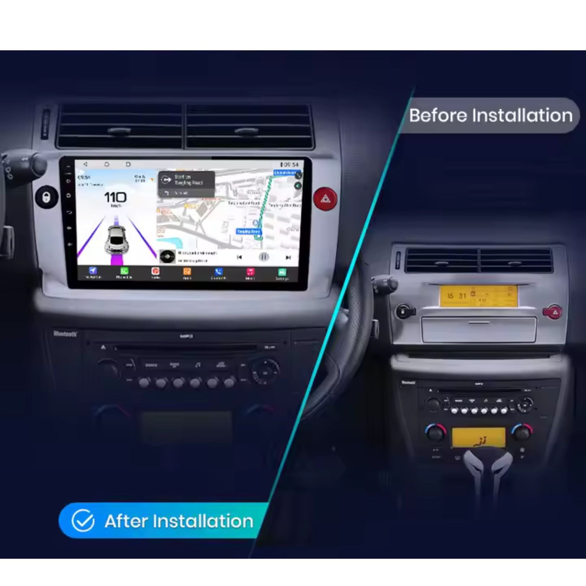 Pantalla Multimedia Citroën C4 (2004 - 2009) - Maleonracing