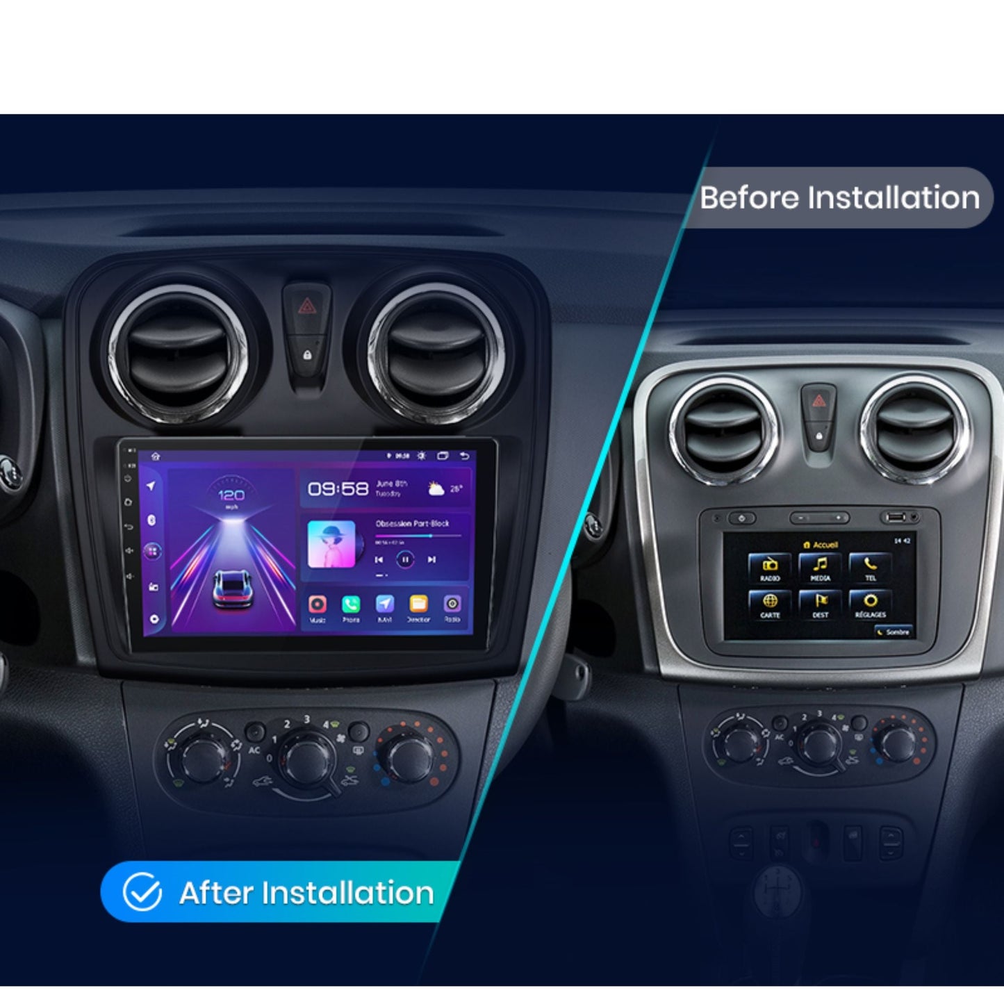 Pantalla Multimedia Dacia Logan 2 / Sandero 2 (2012 - 2019) - Maleonracing