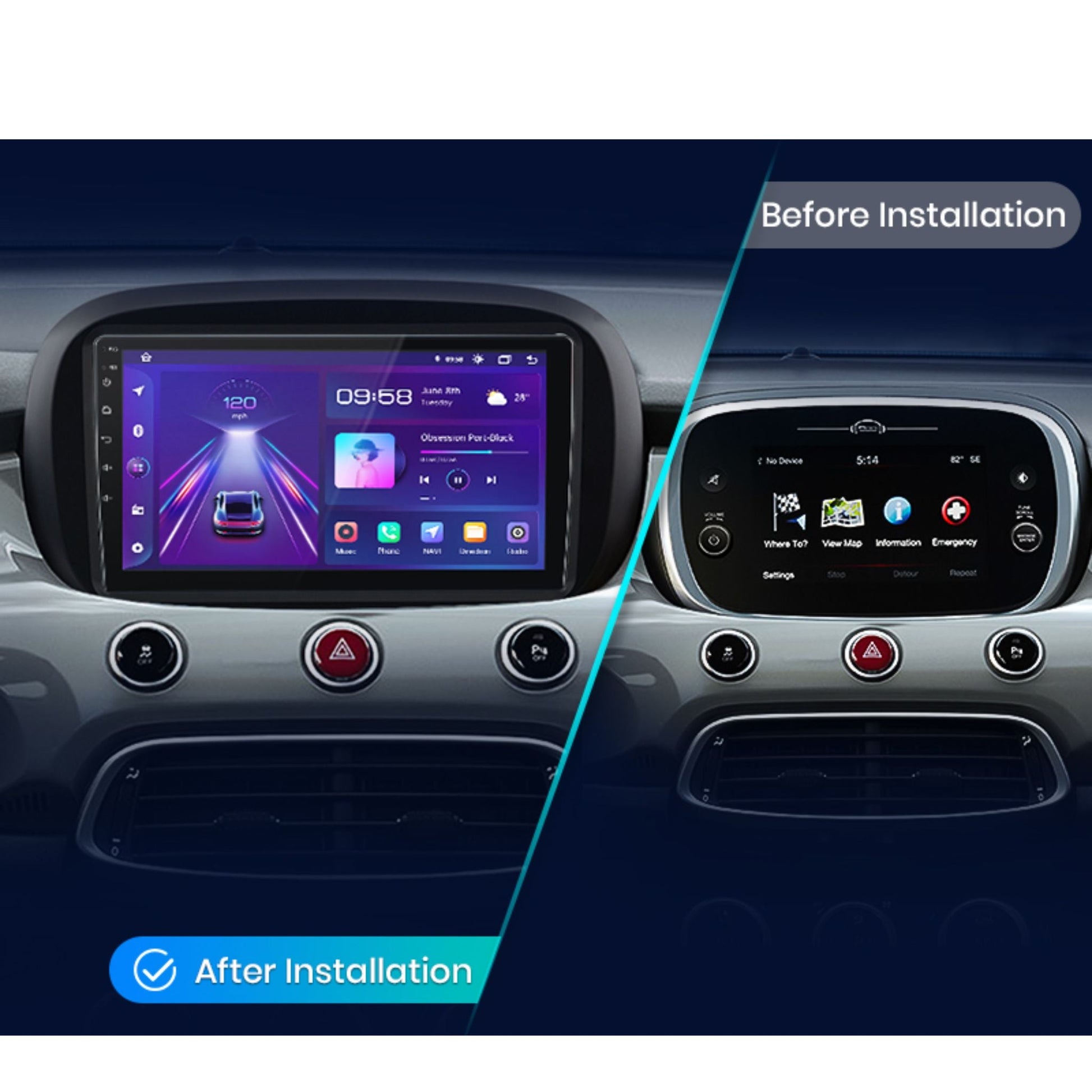 Pantalla Multimedia Fiat 500X (2014 - 2020) - Maleonracing