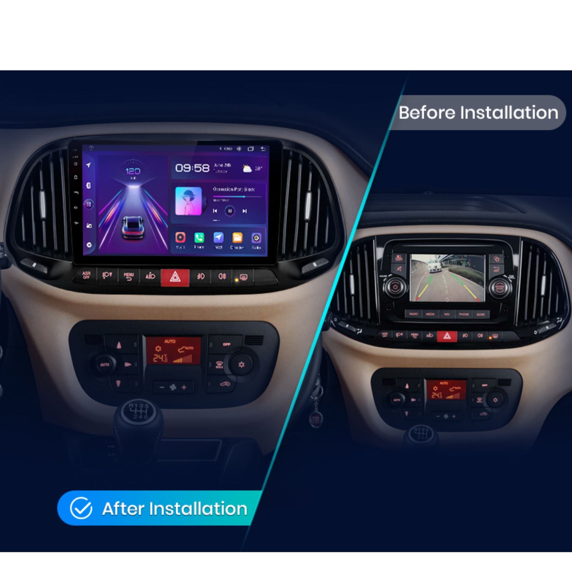 Pantalla Multimedia Fiat Doblò (2015 - 2019) - Maleonracing