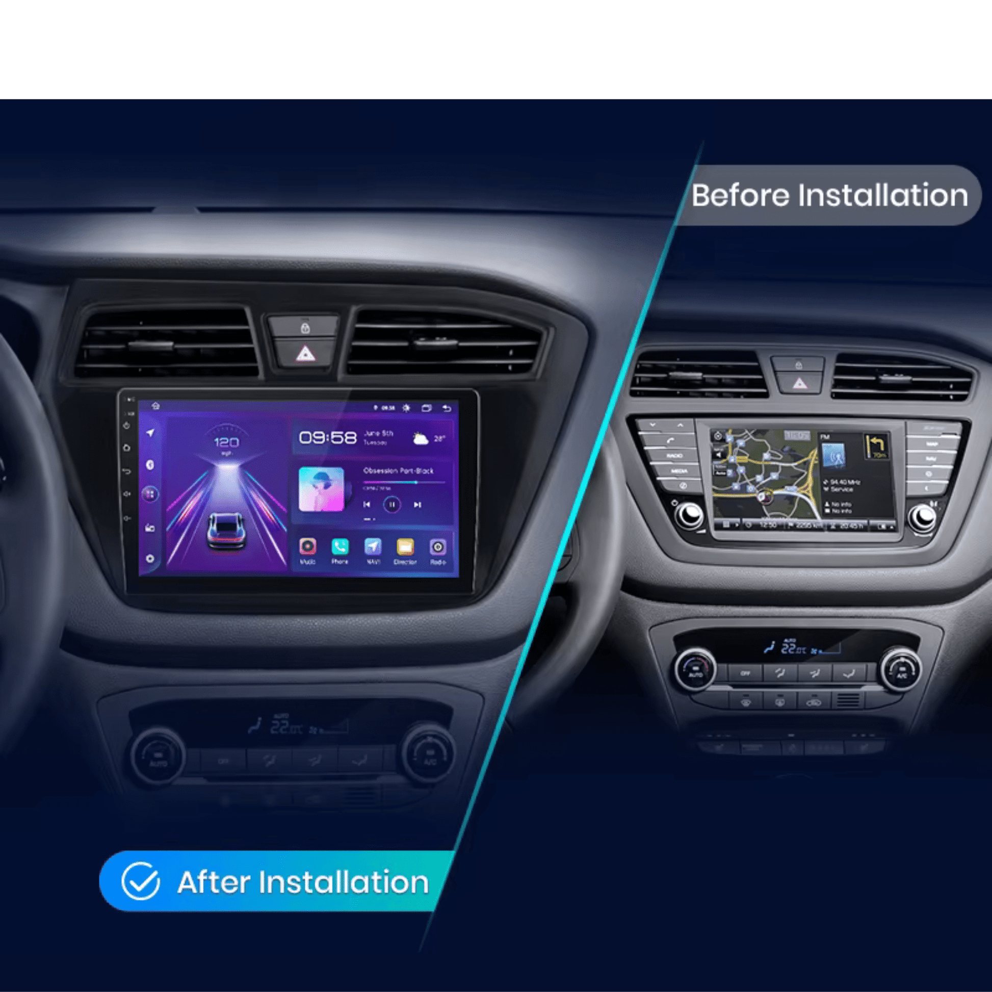 Pantalla Multimedia For Hyundai i20 2013 - 2014 - Maleonracing