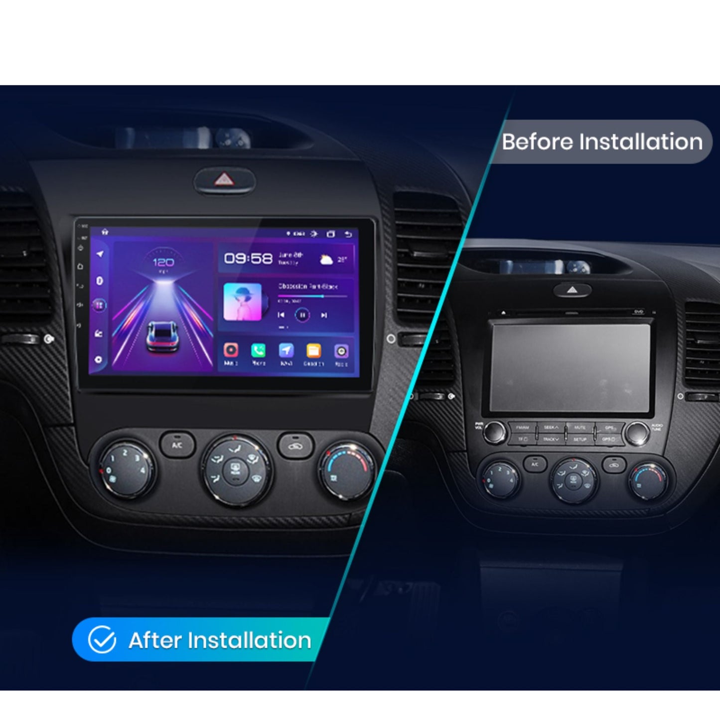Pantalla Multimedia Kia Cerato K3 (2013 - 2015) - Maleonracing
