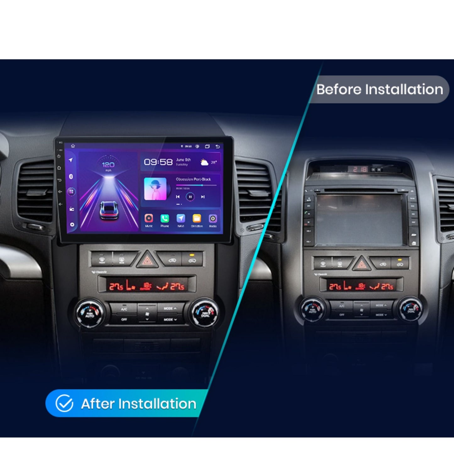Pantalla Multimedia Kia Sorento 2 XM (2009 - 2012) - Maleonracing