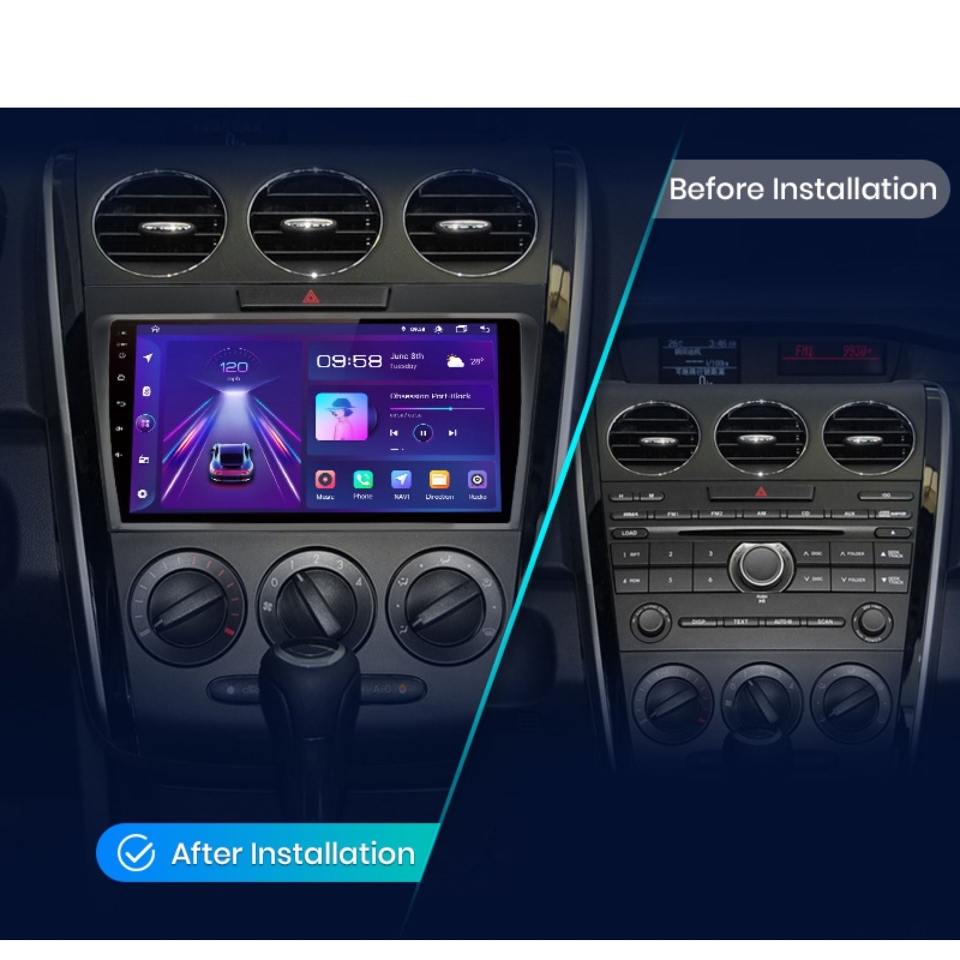 Pantalla Multimedia Mazda CX - 7 (2008 - 2015) - Maleonracing