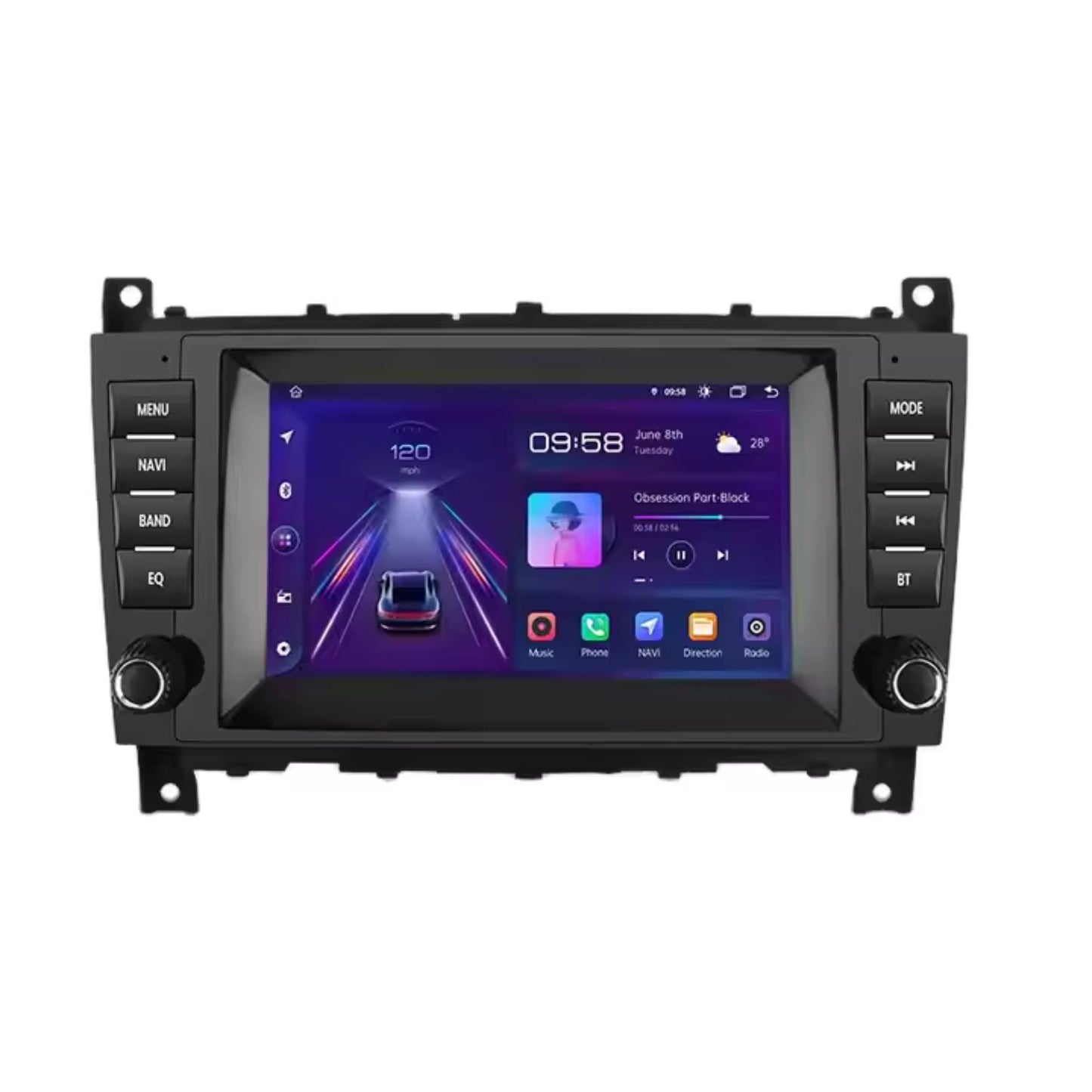 Pantalla Multimedia Mercedes Benz Clase C, Clase CLK (S203, W203, W209, A209) 2000 - 2005 - Maleonracing