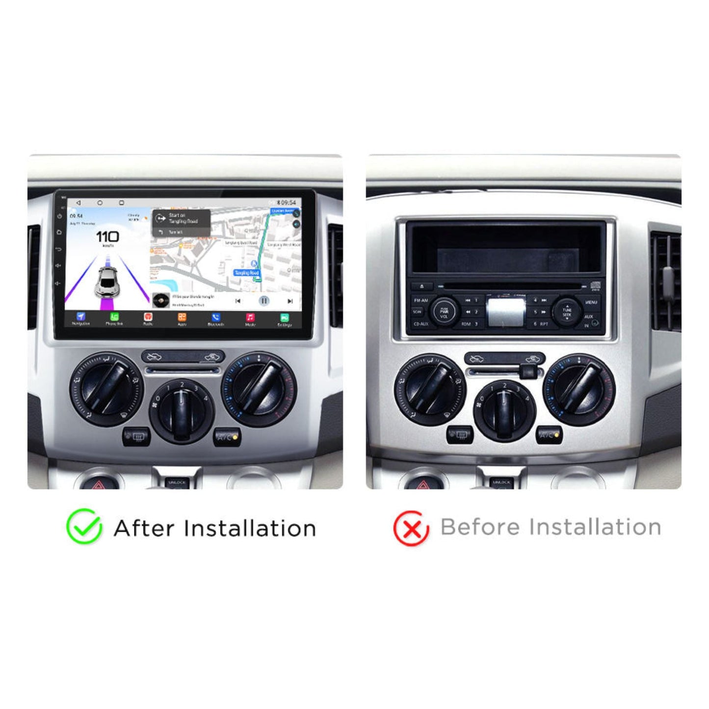 Pantalla Multimedia Nissan NV200 (2009 - 2016) - Maleonracing