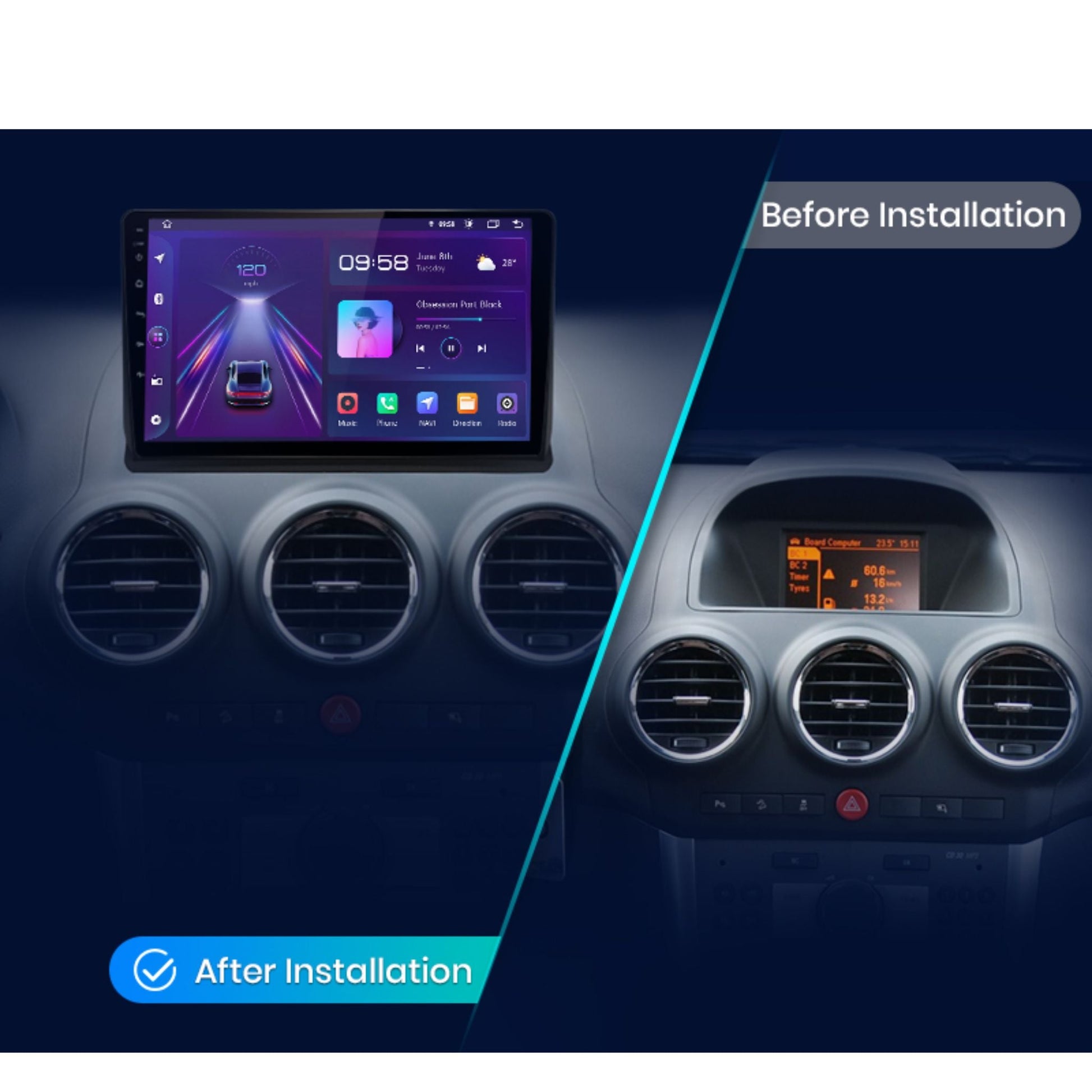 Pantalla Multimedia Opel Antara (2006 - 2017) - Maleonracing