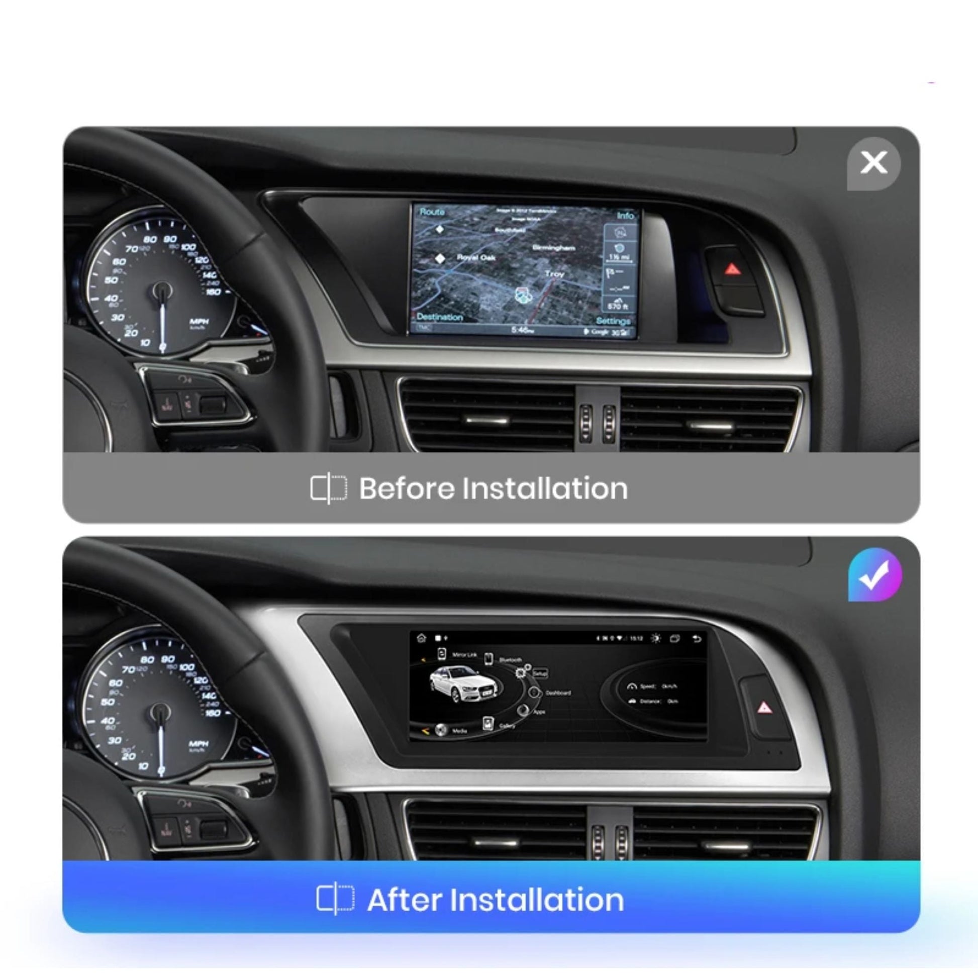 Pantalla Multimedia para Audi A4 / A4L B8 (2009 - 2016) - Maleonracing