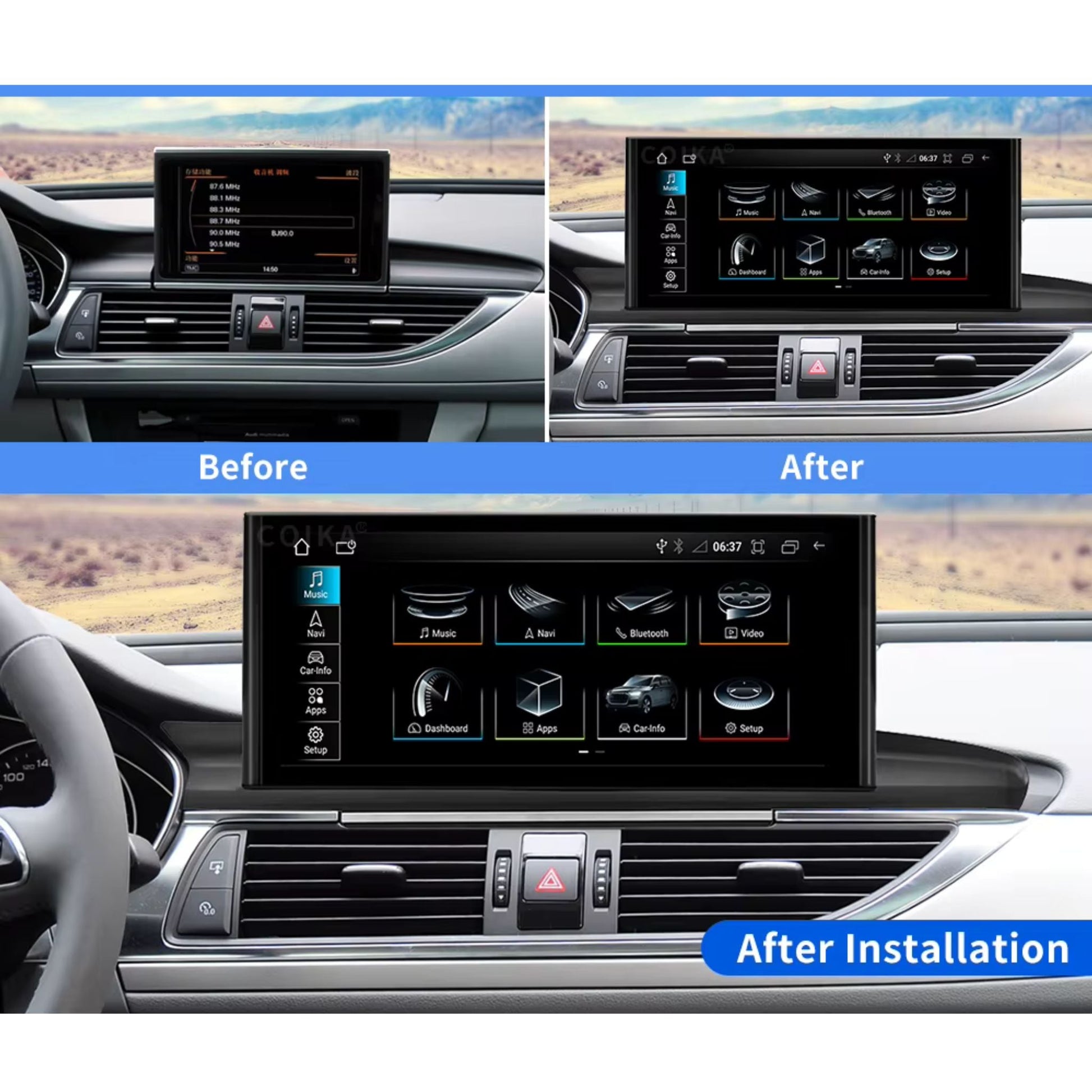 Pantalla Multimedia para Audi A6 C7 / A7 (2011 - 2018) - Maleonracing