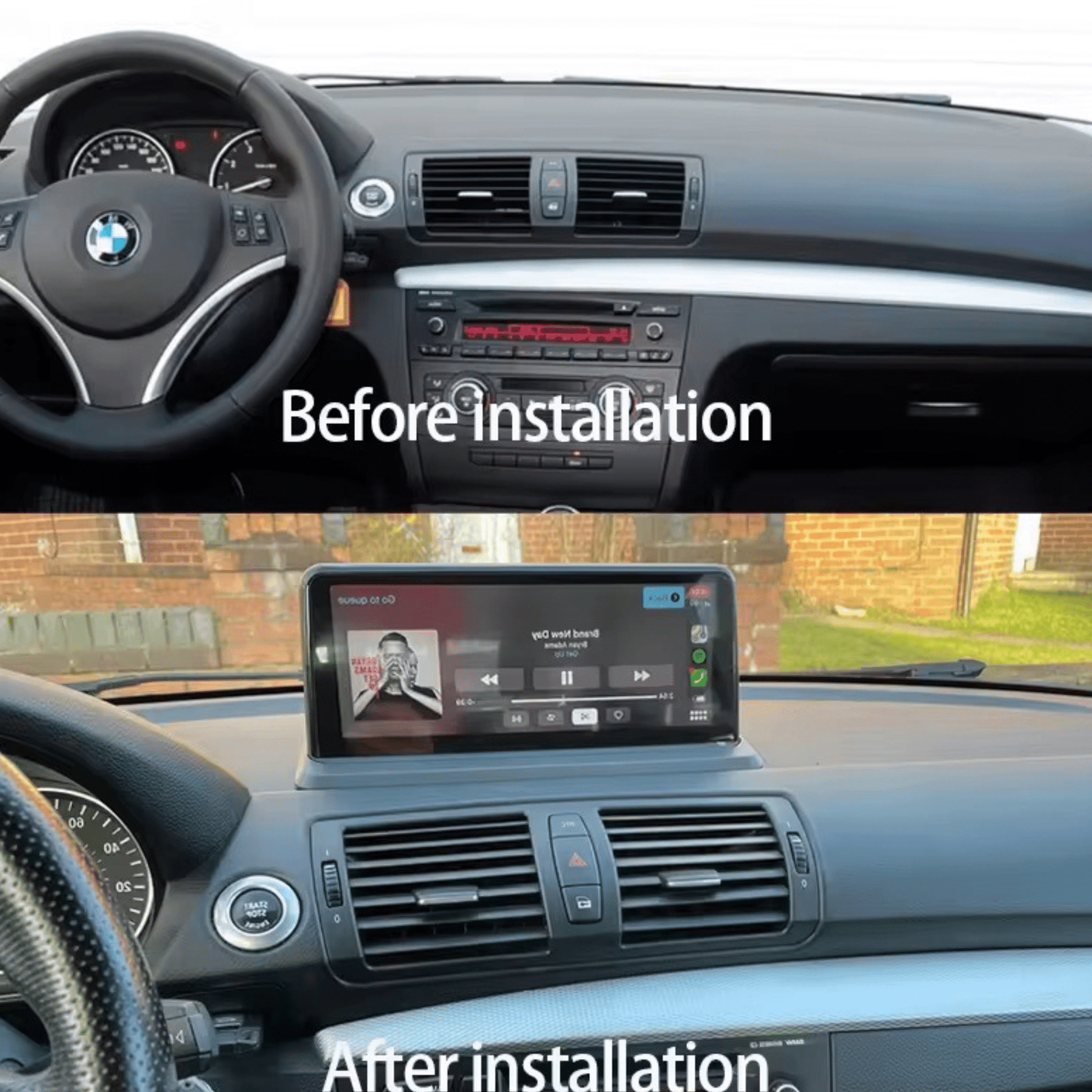 Pantalla Multimedia para BMW Serie 1 (E81, E82, E87, E88) 2004–2011 | Sin Navegador de Origen - Maleonracing