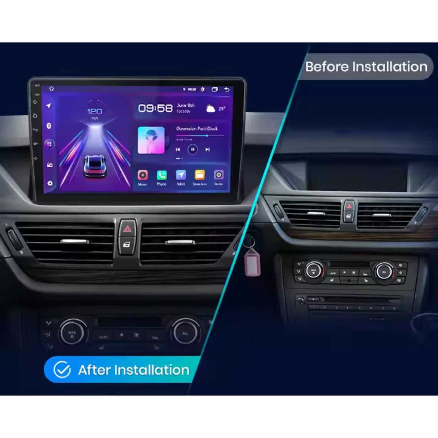 Pantalla Multimedia para BMW X1 E84 (2009 - 2015) - Maleonracing