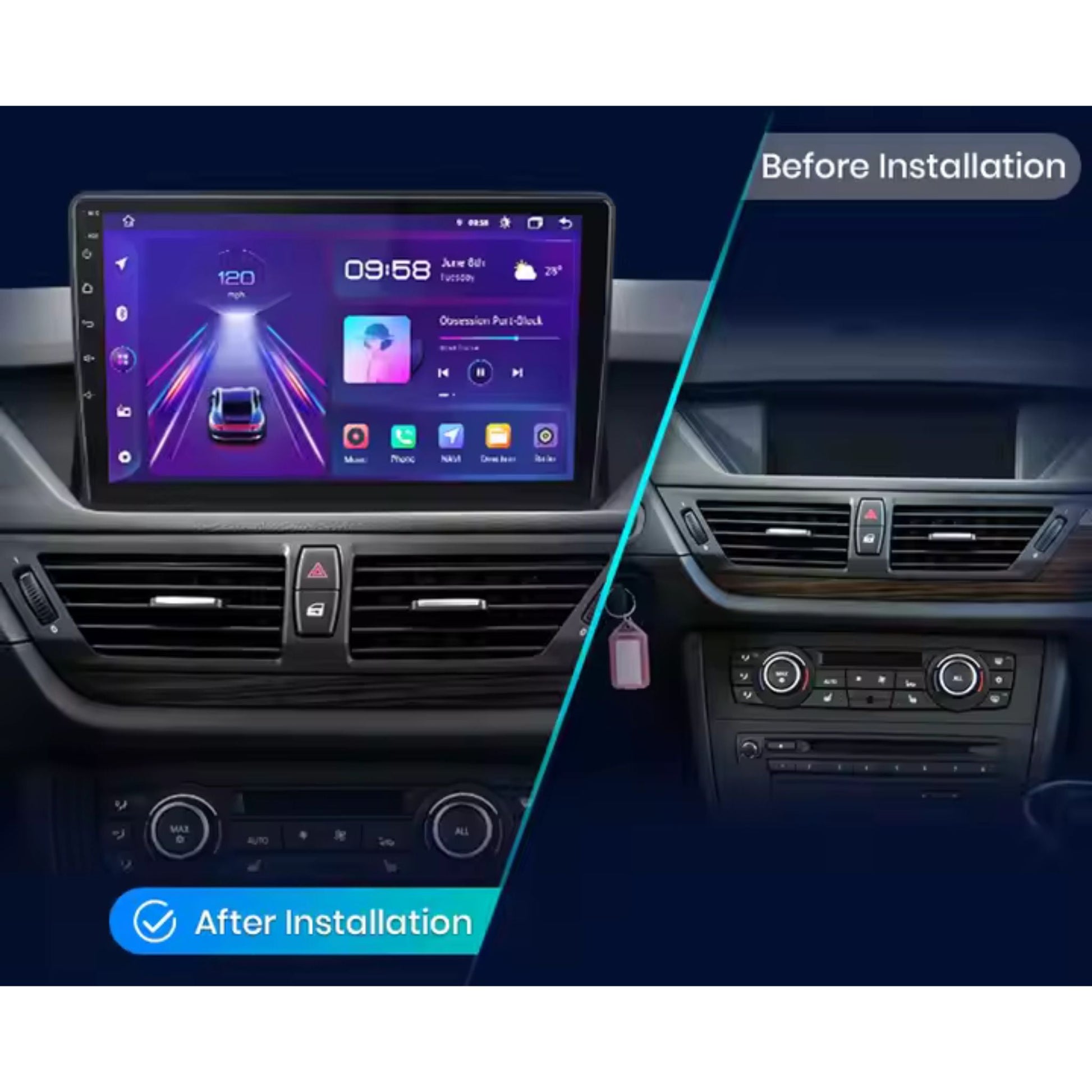 Pantalla Multimedia para BMW X1 E84 (2009 - 2015) - Maleonracing