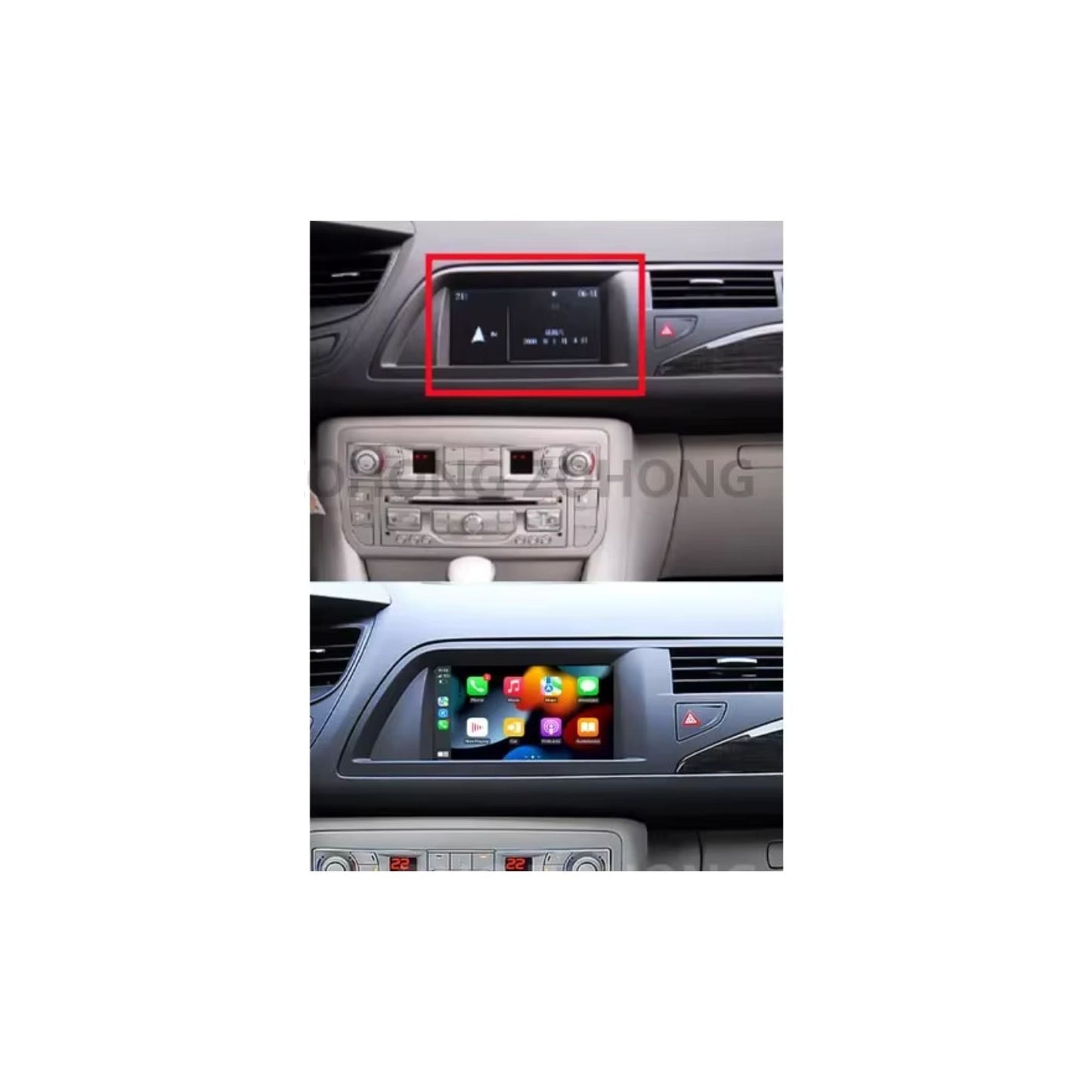 Pantalla Multimedia para Citroën C5 (2008 - 2017) | CarPlay y Android Auto | HD 7" | Navegador Original - Maleonracing