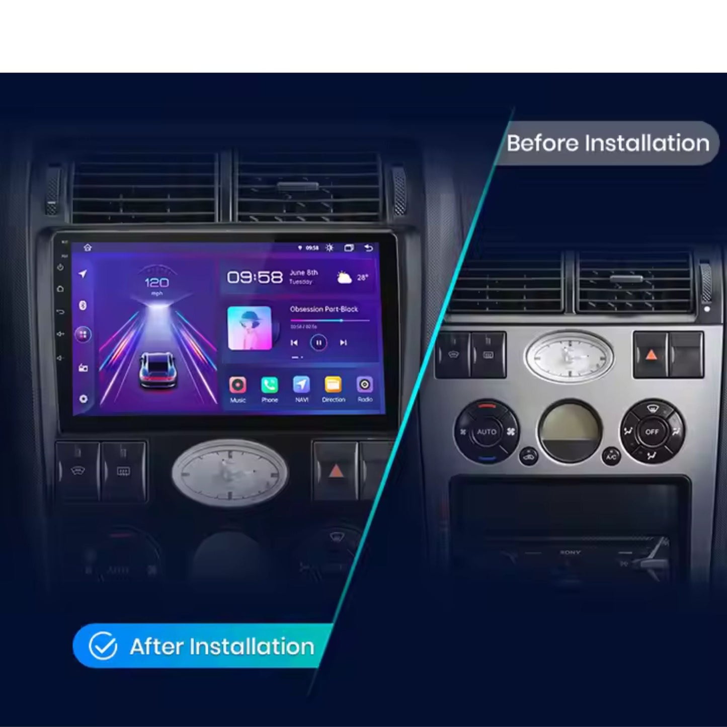 Pantalla Multimedia para Ford Mondeo Mk3 (2000 - 2007) - Maleonracing