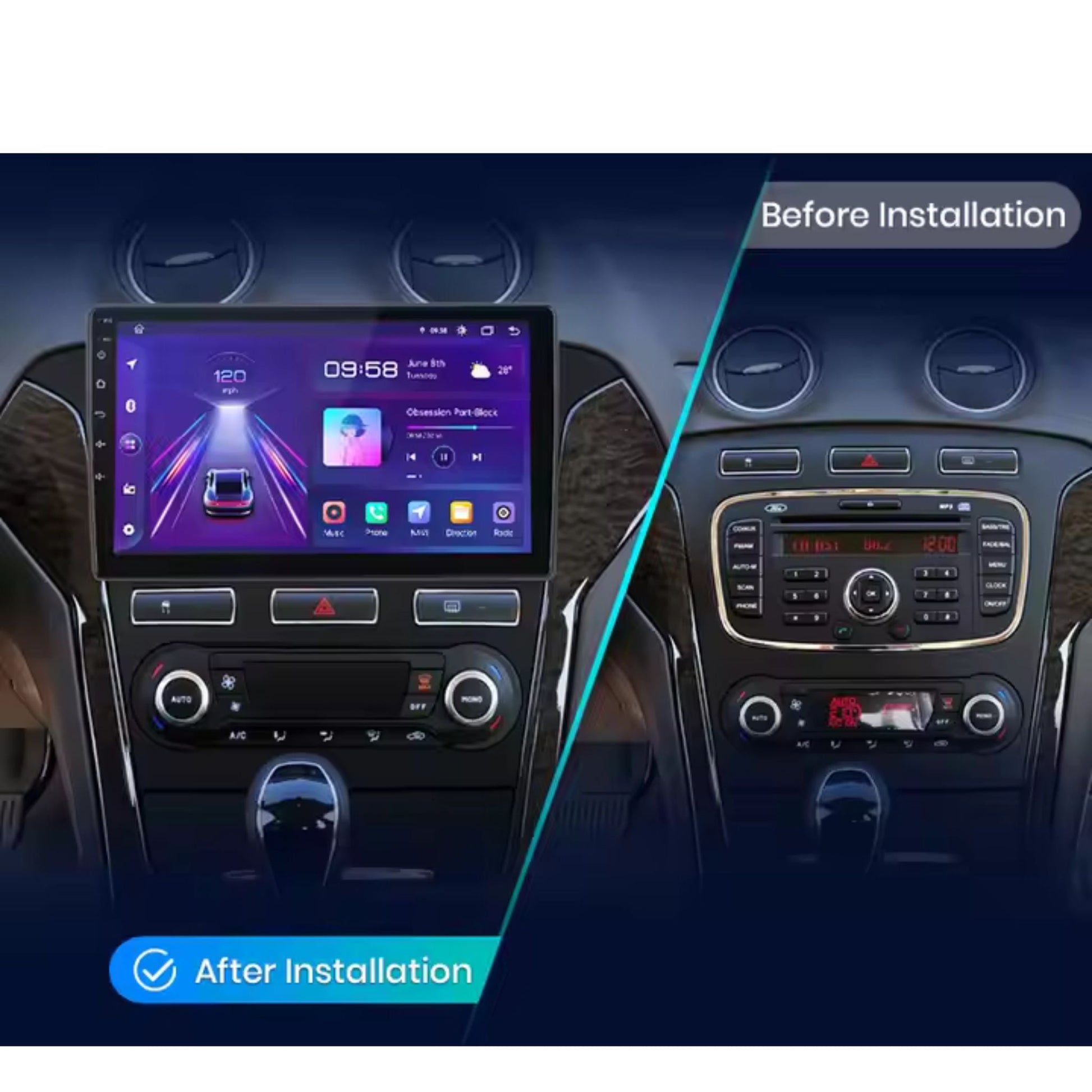 Pantalla Multimedia para Ford Mondeo MK4 (2010 - 2014) - Maleonracing
