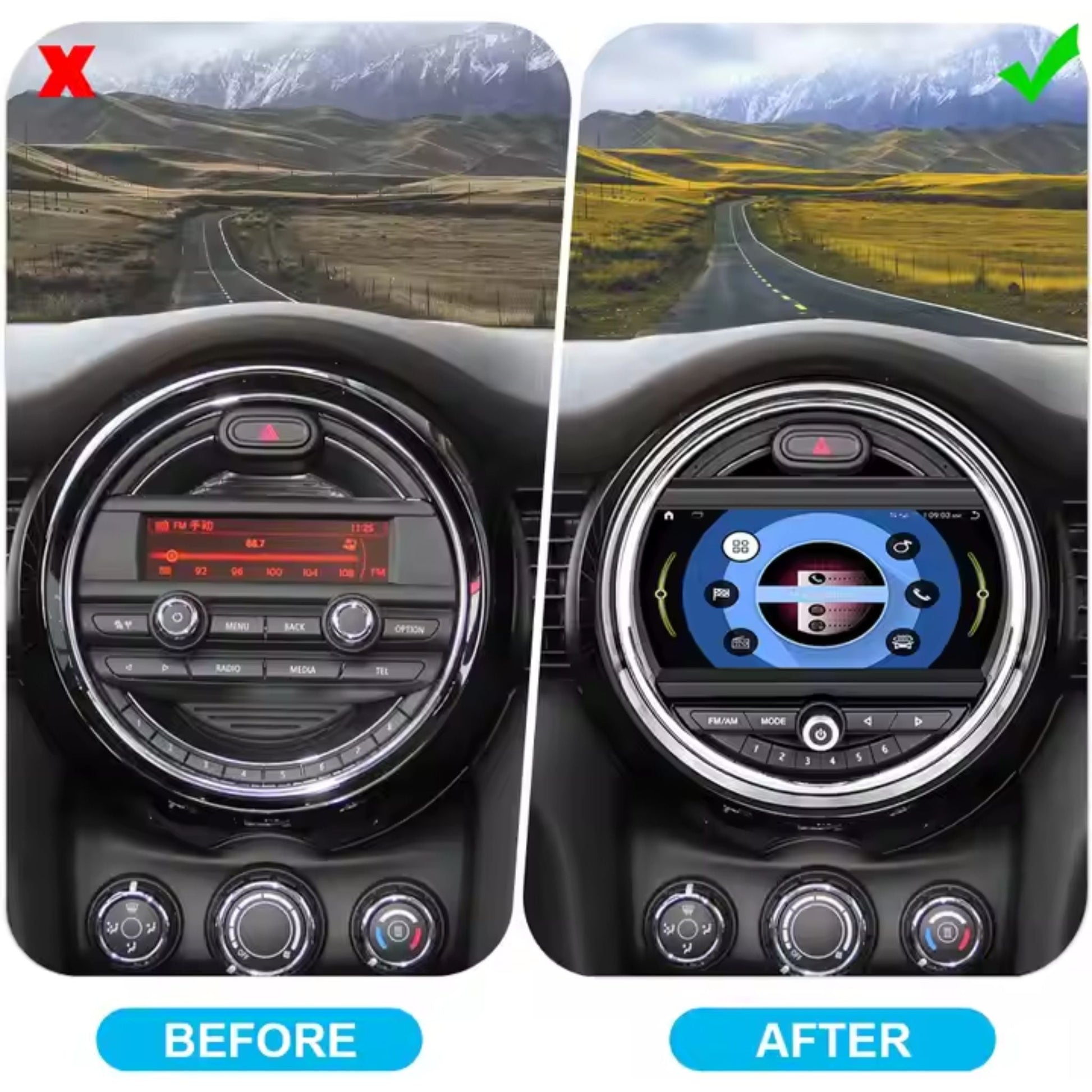 Pantalla Multimedia para Mini F55 / F56 / F60 (2014 - 2024) - Maleonracing