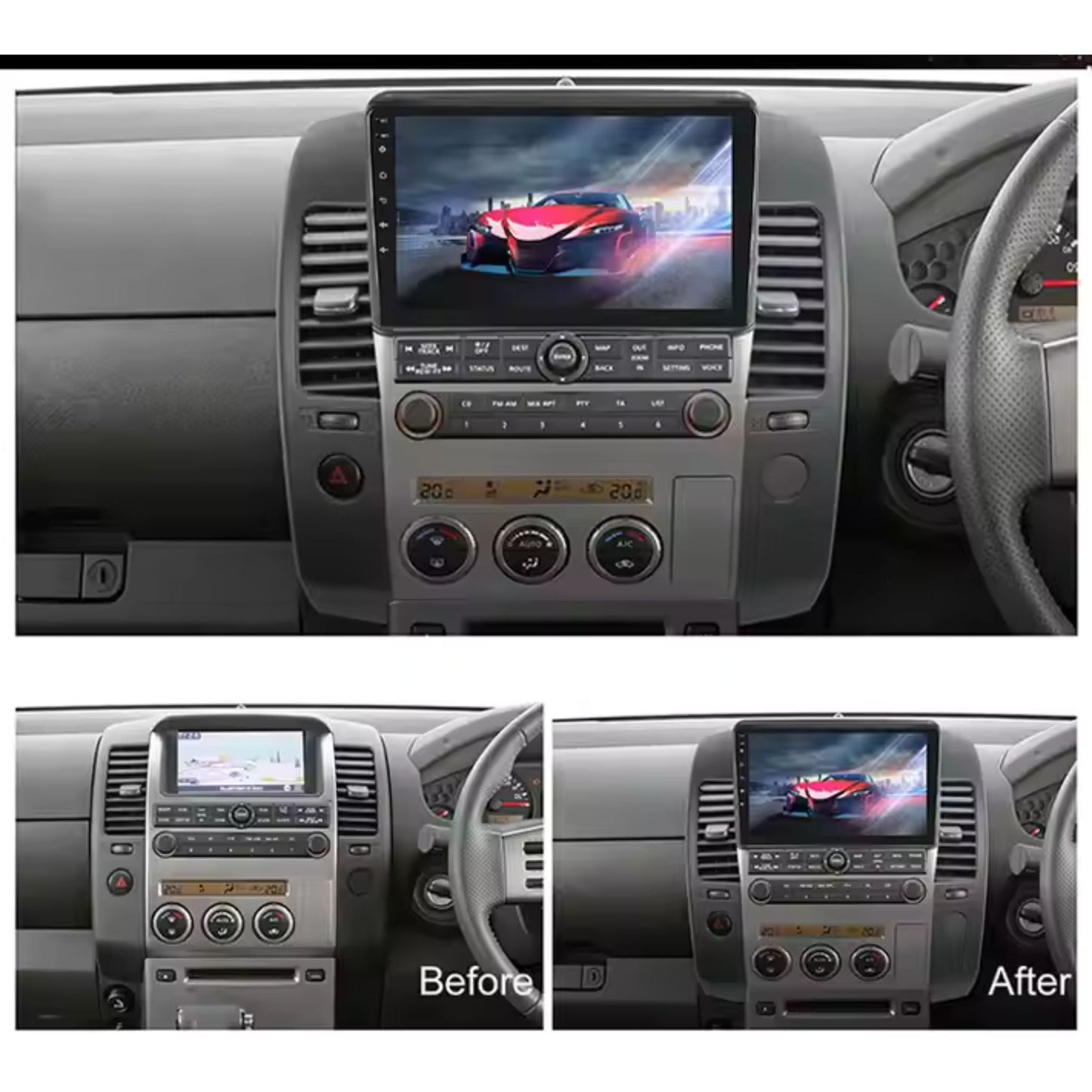 Pantalla Multimedia para Nissan Pathfinder / Navara (2004 - 2014) - Maleonracing